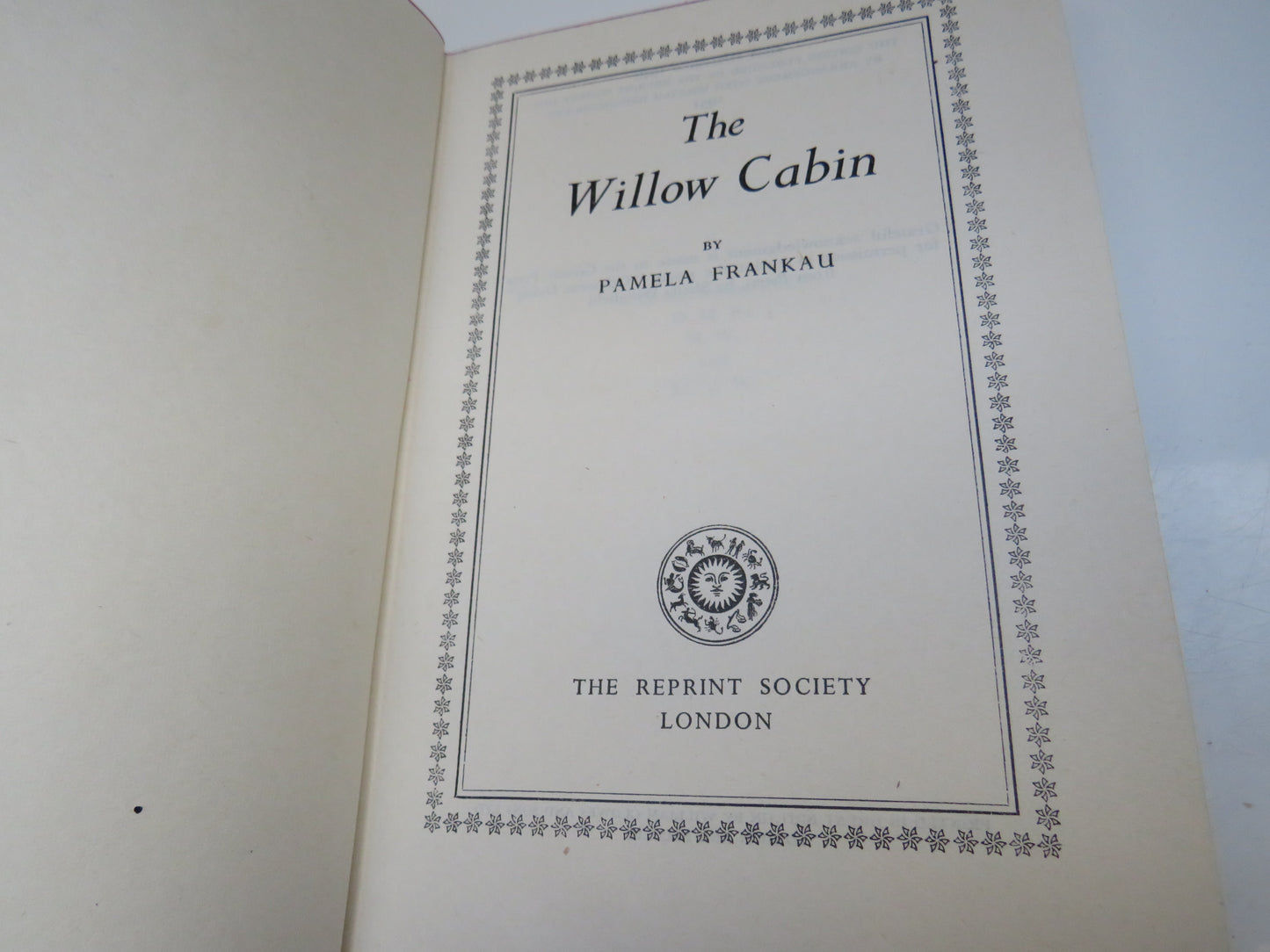 The Willow Cabin By Pamela Frankau 1951