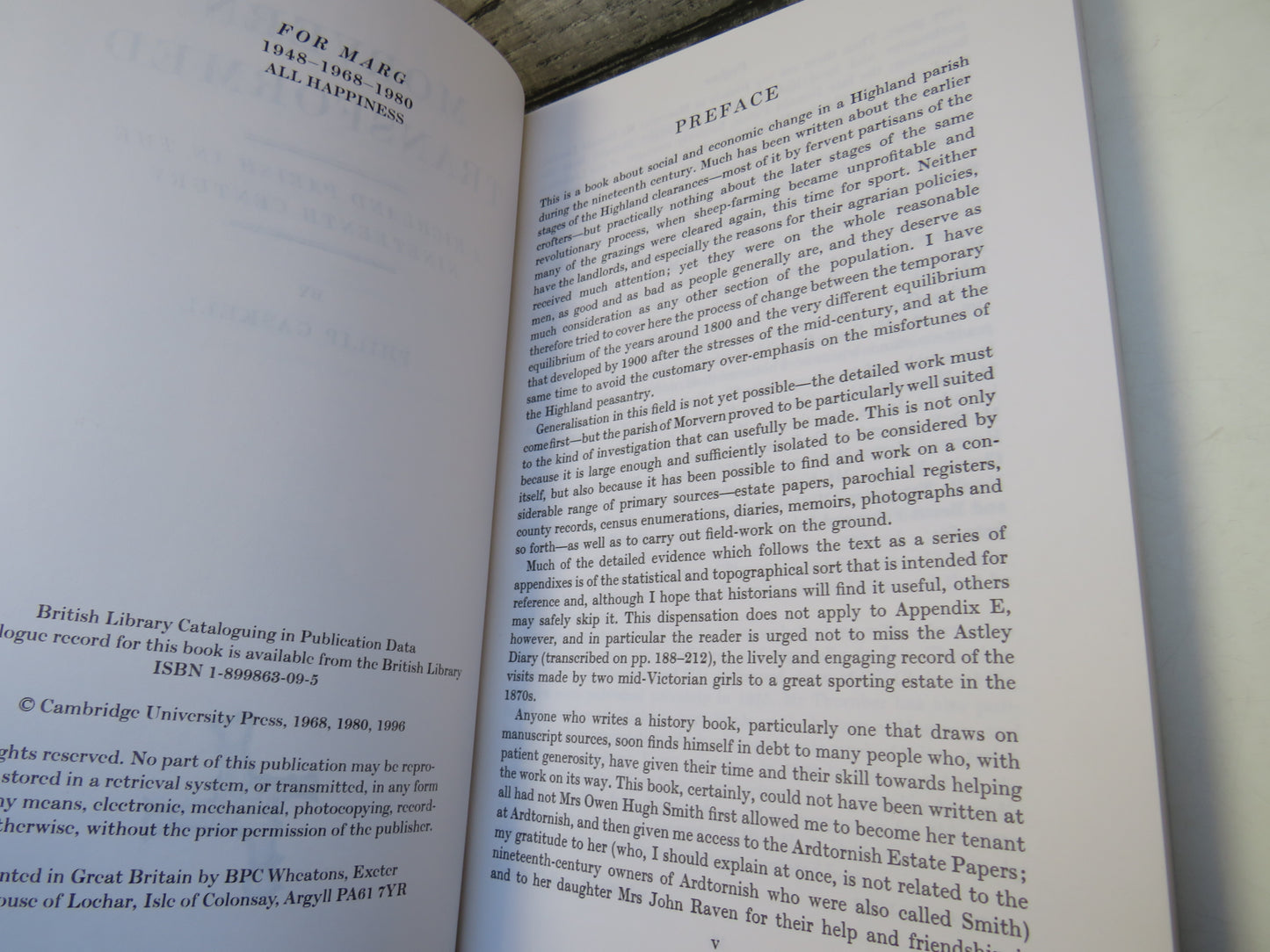 Morvern Transformed A Highland Parish In The Nineteenth Century By Philip Gaskell 1996