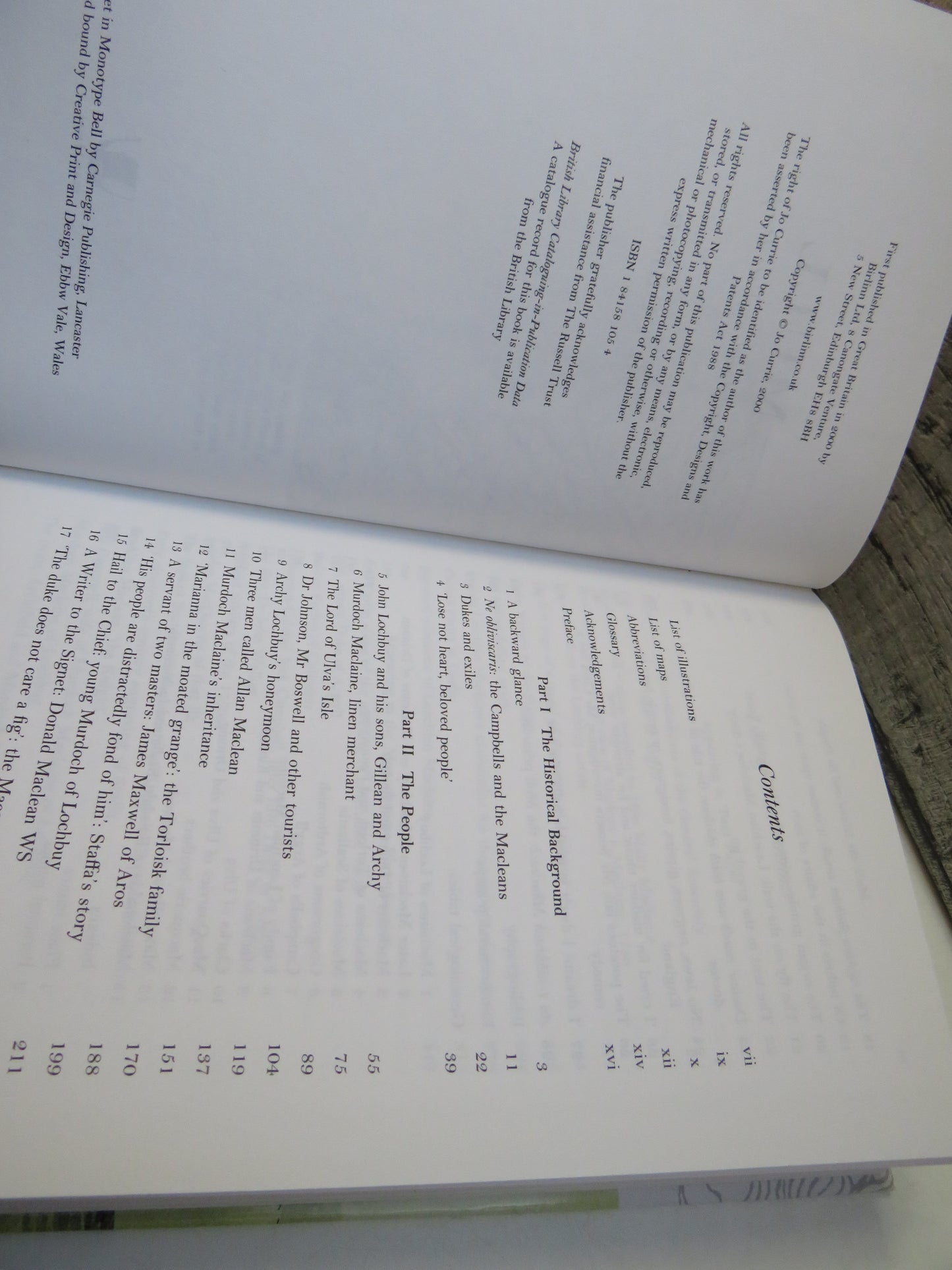 Mull The Island and Its People By Jo Currie 2000