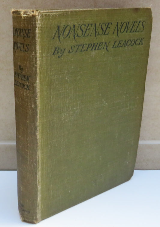 Nonsense Novels By Stephen Leacock 1920