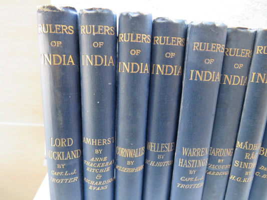 Rulers of India , Multiple Authors, 26 Volume Set, 1890 - 1899, Rare Antique Book Set