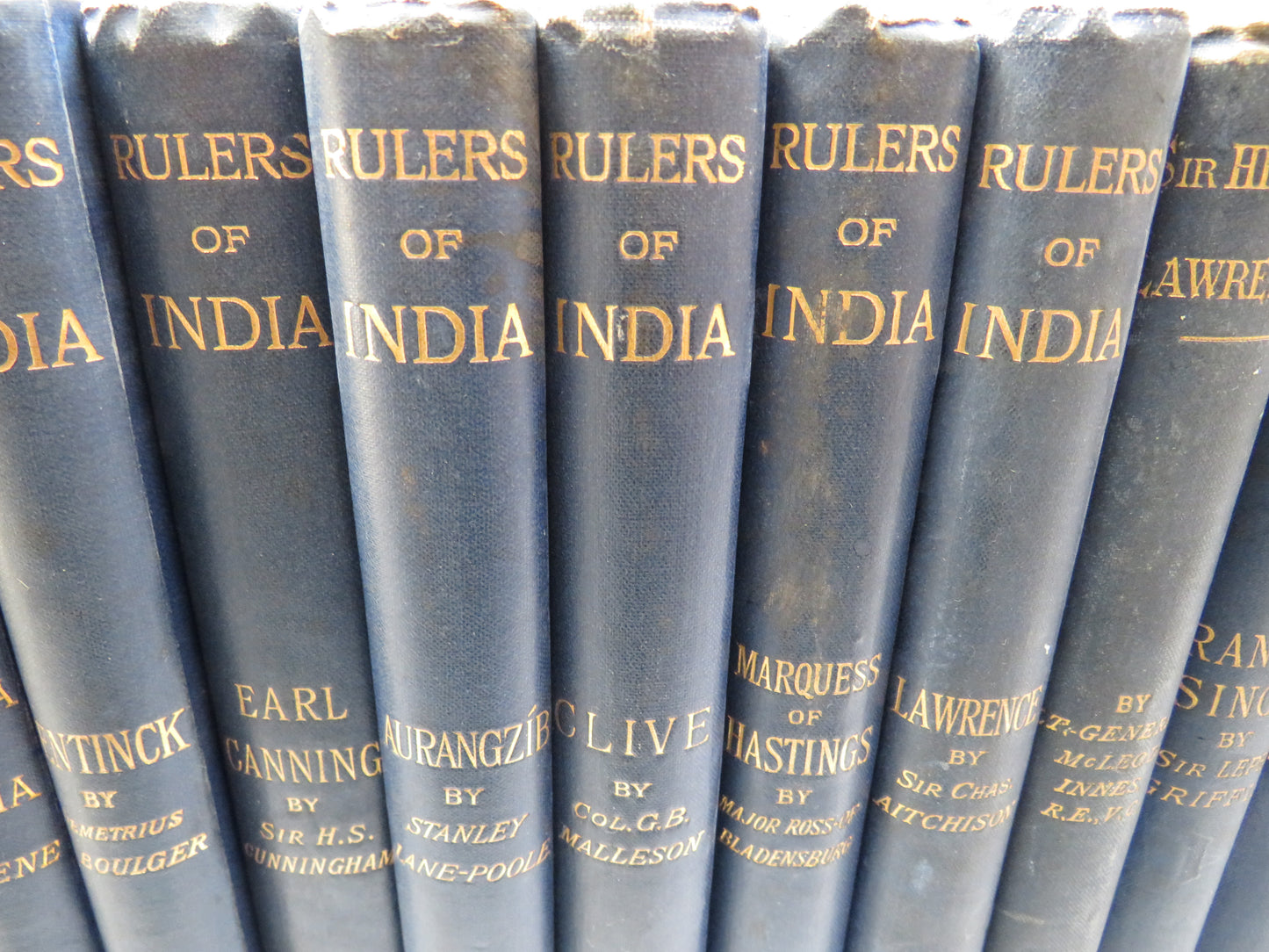 Rulers of India , Multiple Authors, 26 Volume Set, 1890 - 1899, Rare Antique Book Set