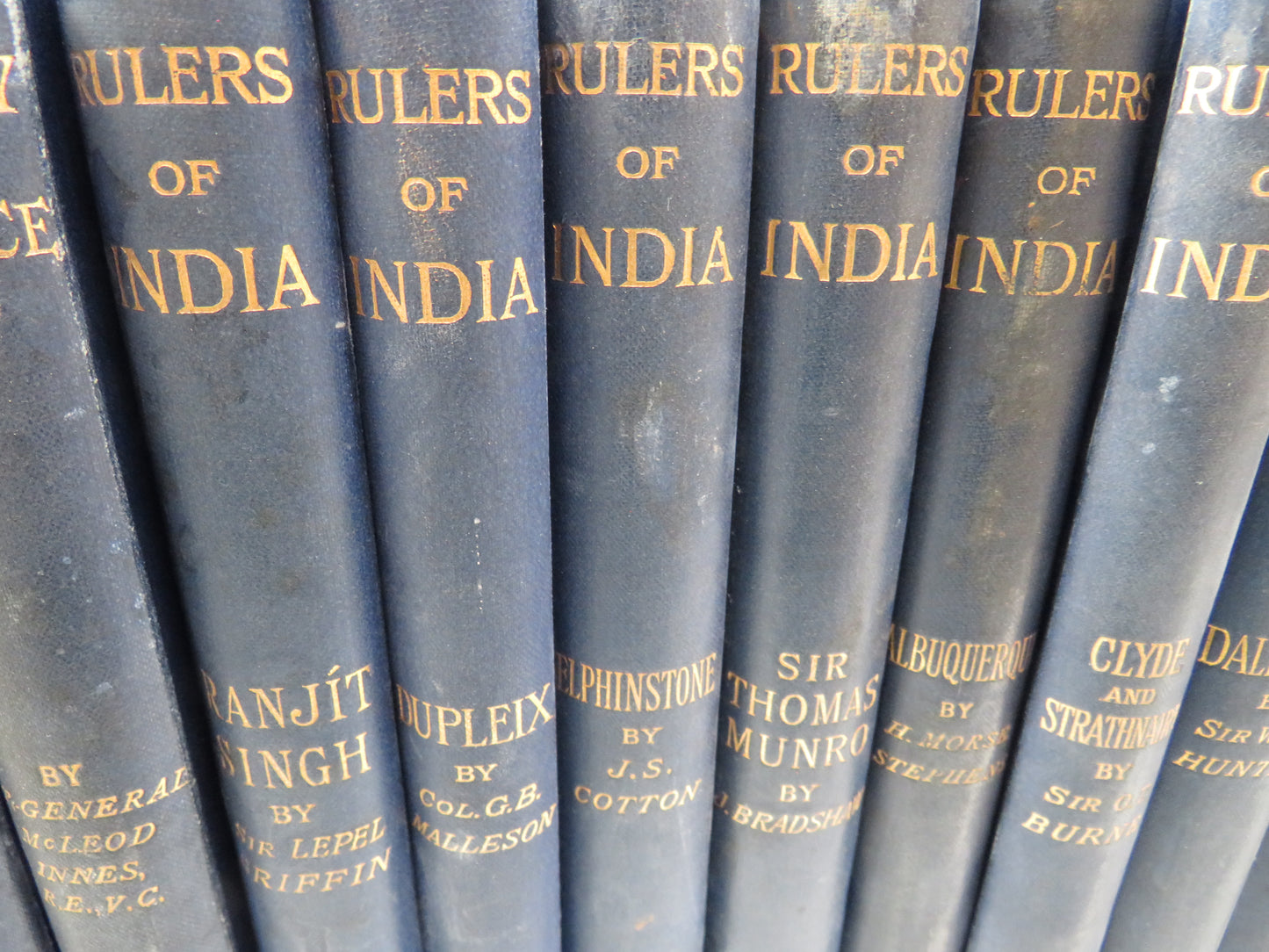 Rulers of India , Multiple Authors, 26 Volume Set, 1890 - 1899, Rare Antique Book Set