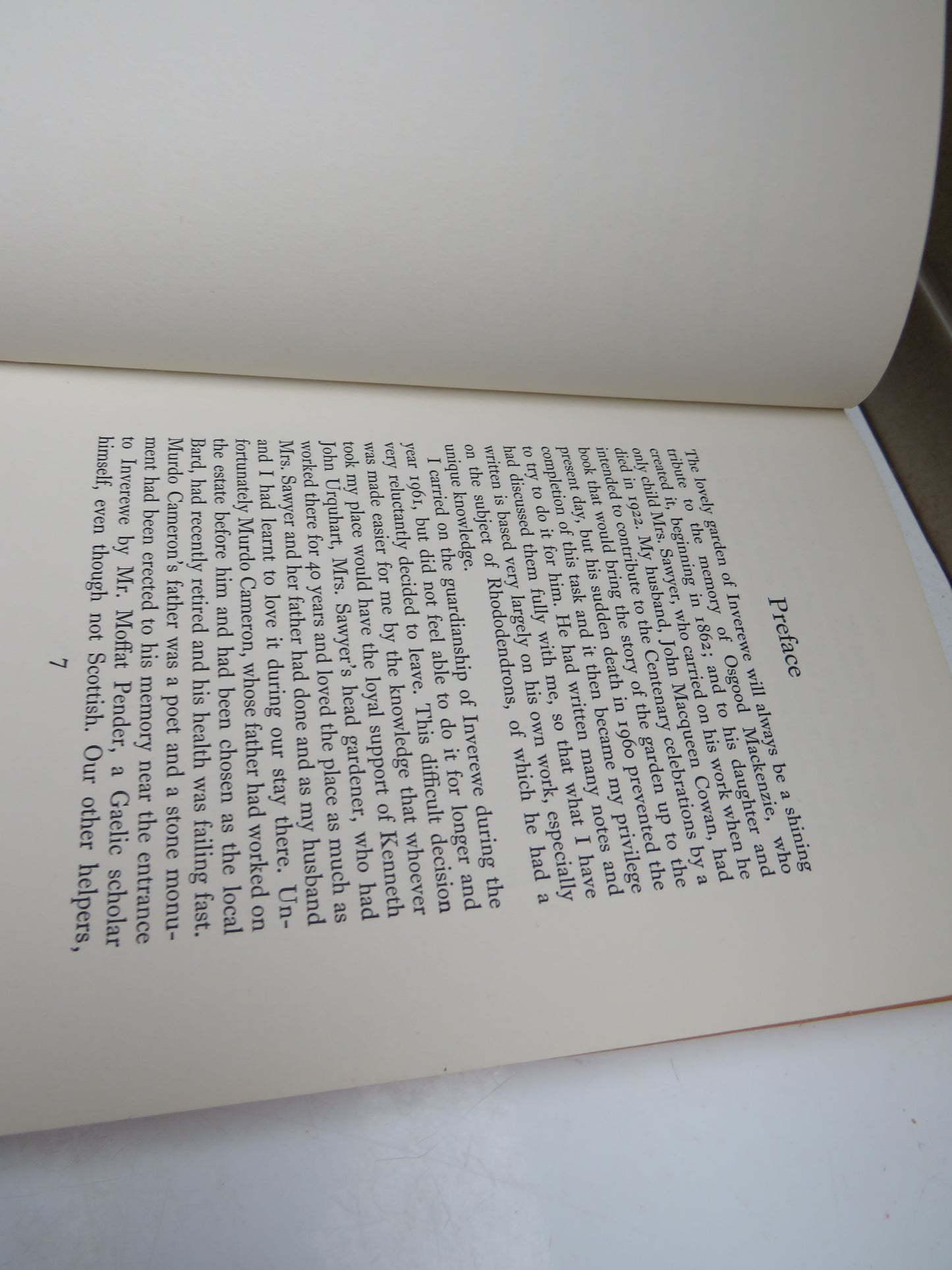 Inverewe A Garden In The North-West Highlands, May Cowan, 1964 1st Edition