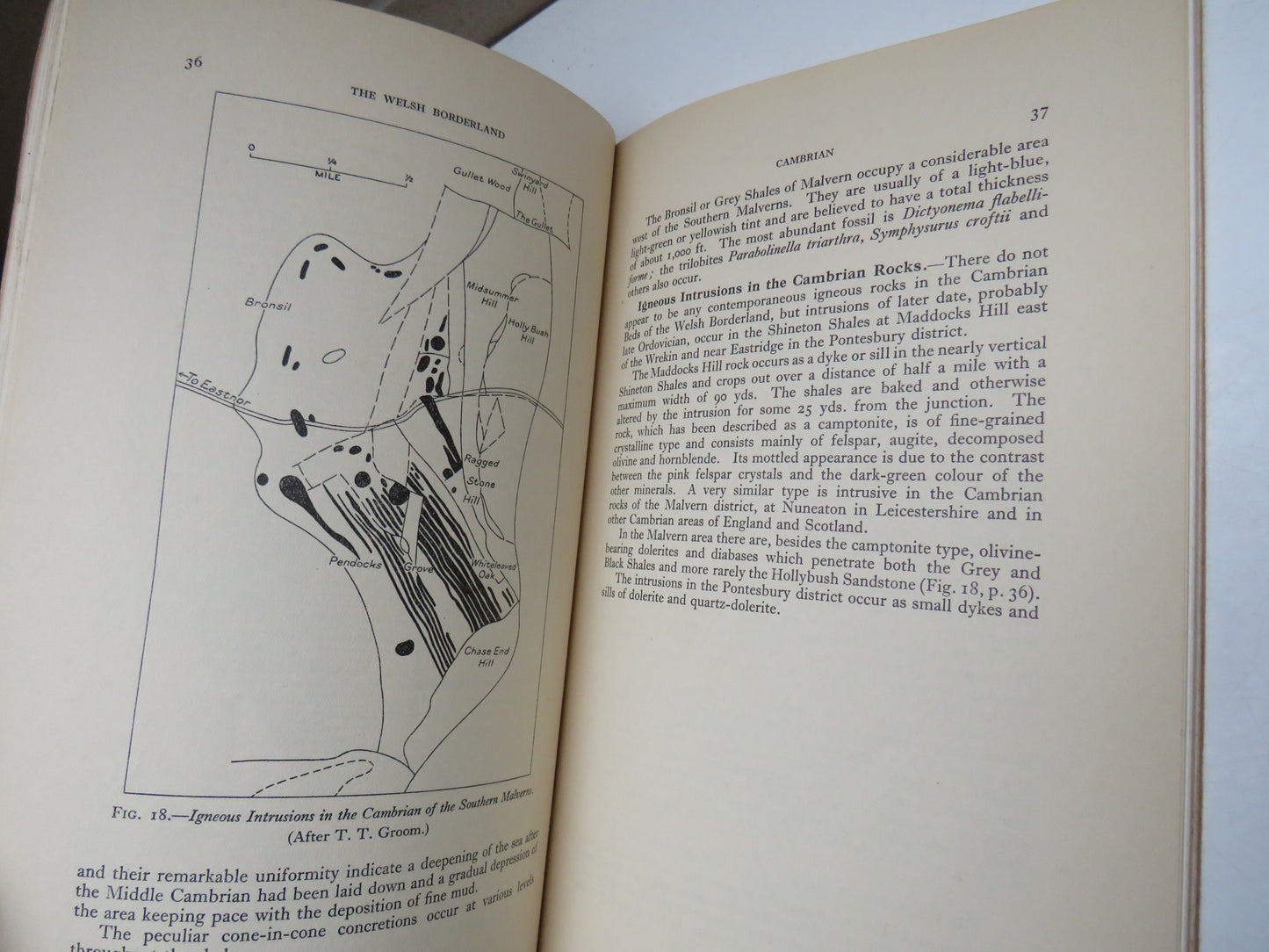 British Regional Geology The Welsh Borderland, R.W. Pocock and T. H. Whitehead, 1935