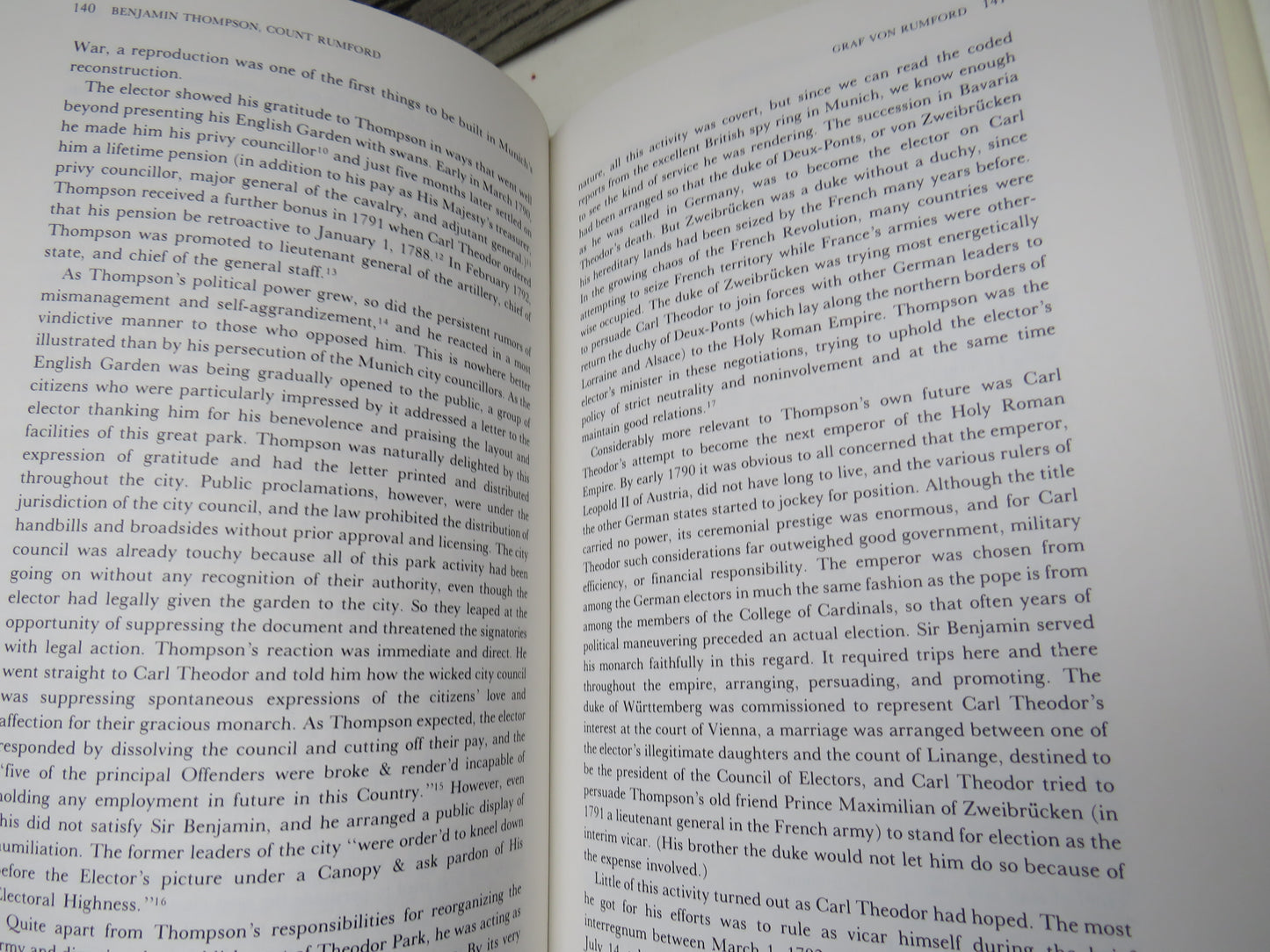 Benjamin Thompson Count Rumford By Sanborn C. Brown 1979