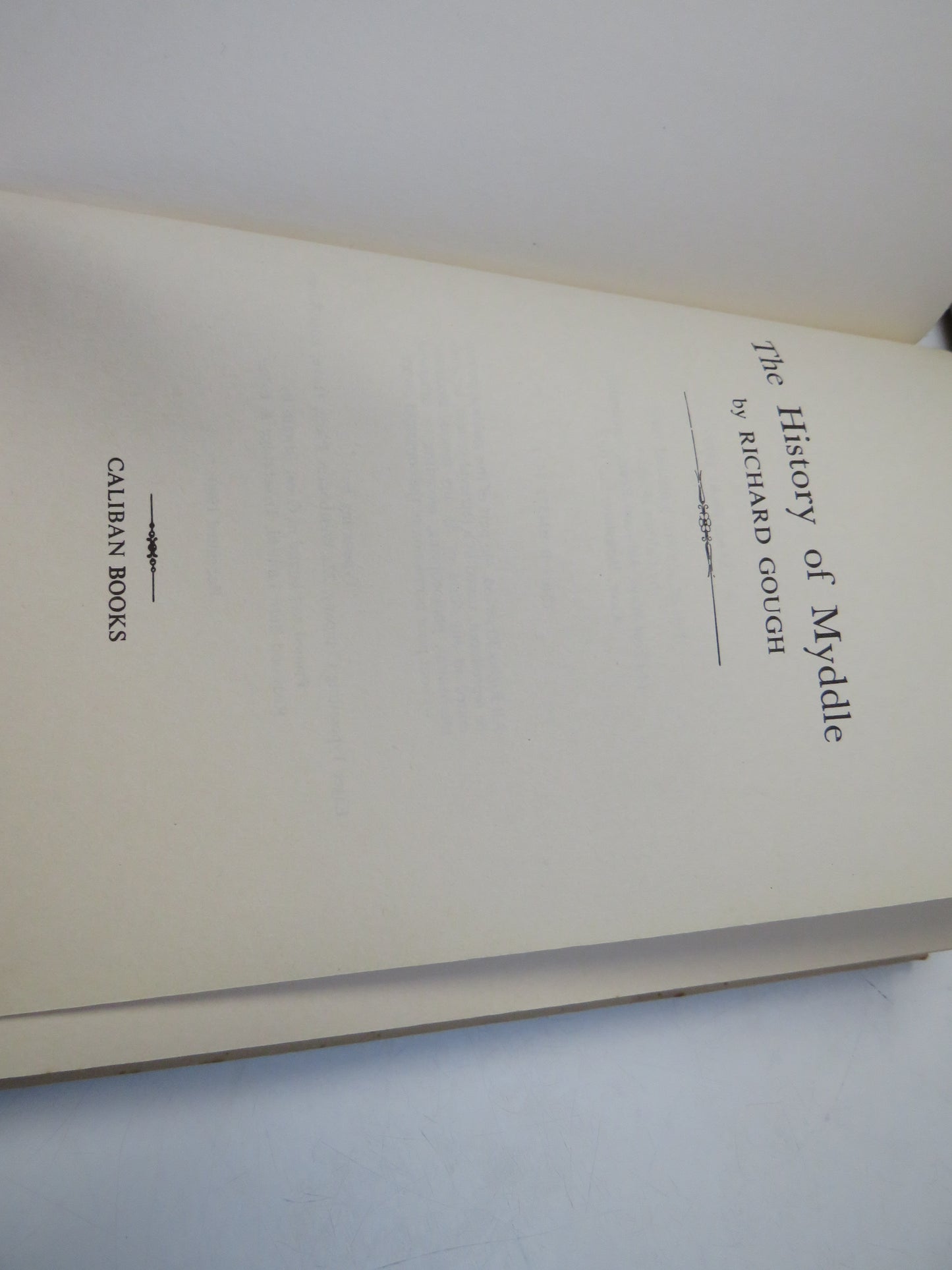 The History of Myddle by Richard Gough, 1979