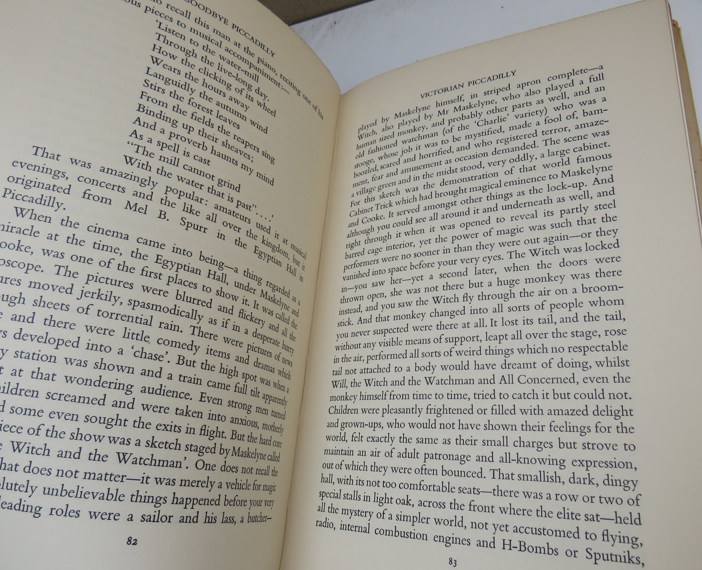 Goodbye Piccadilly By W. Macqueen-Pope 1960 1st Edition