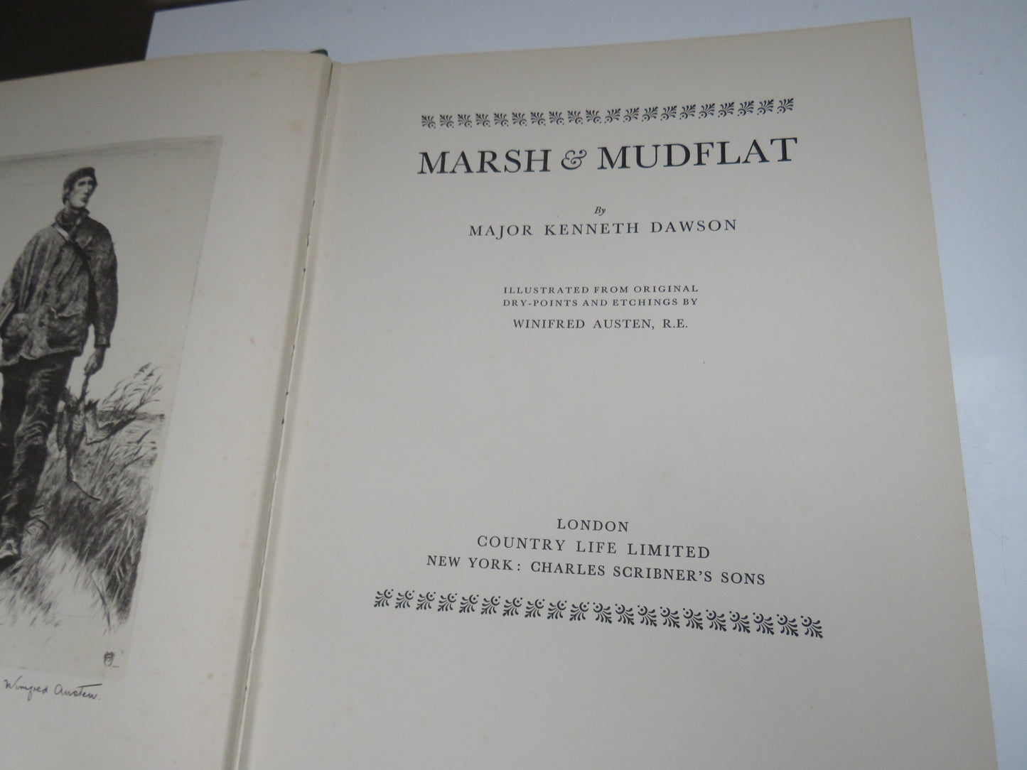 Marsh & Mudflat By Major Kenneth Dawson 1931 1st Edition