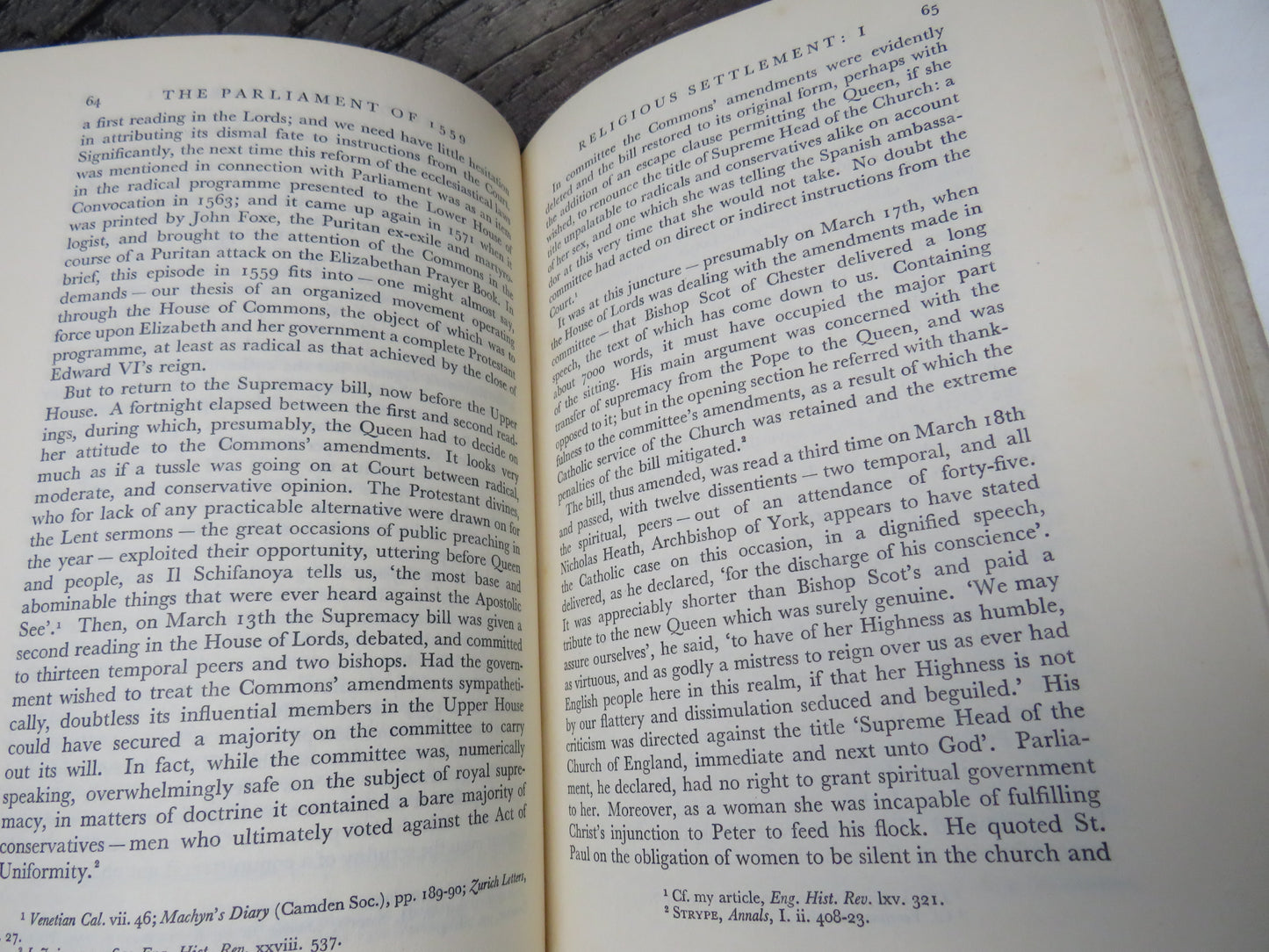 Elizabeth I and her Parliments 1559-1581 by J. E. Neale, 1953