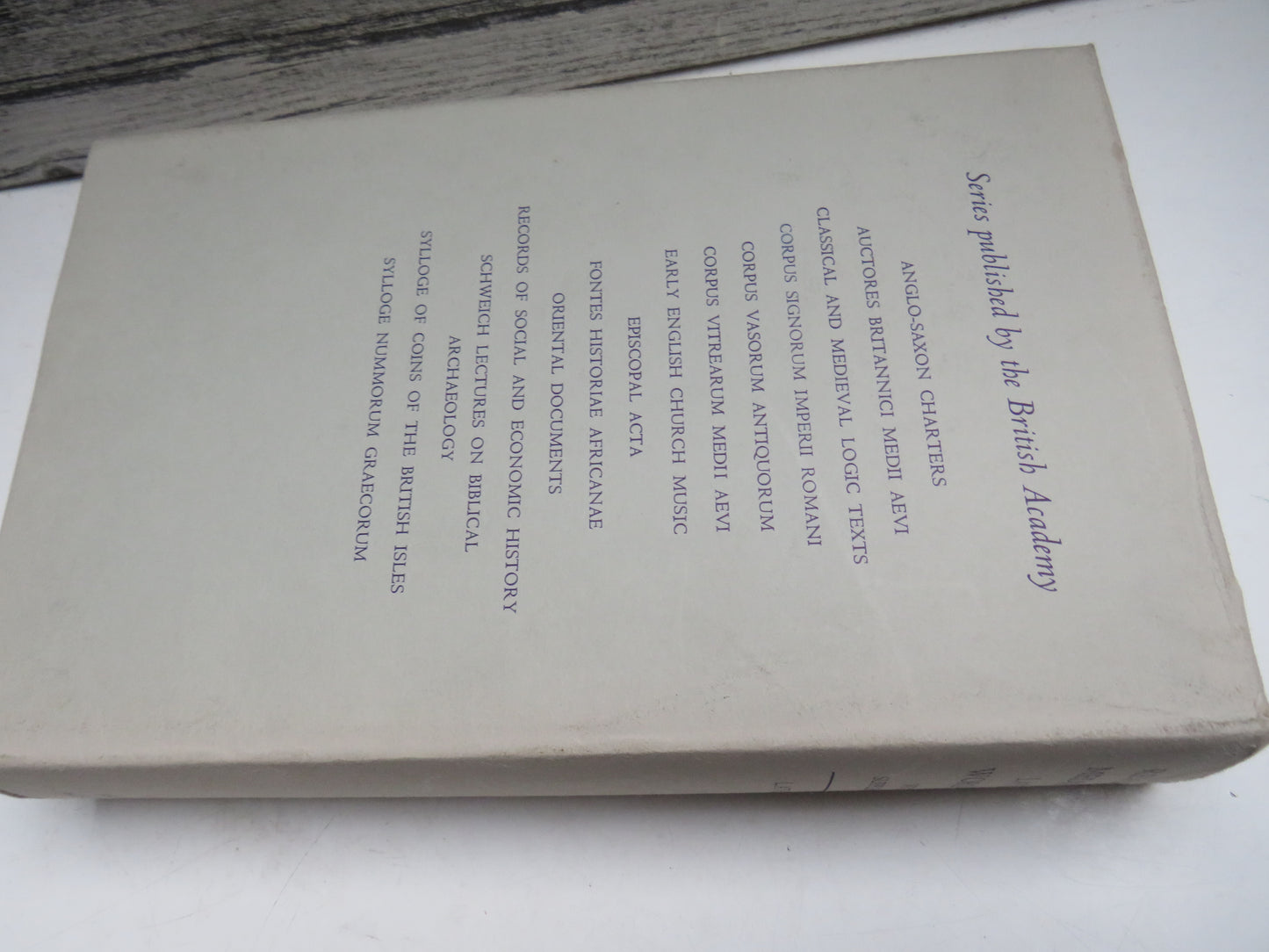 Revised Medieval Latin Word-List From British and Irish Sources Prepared By R.E. Latham 1980