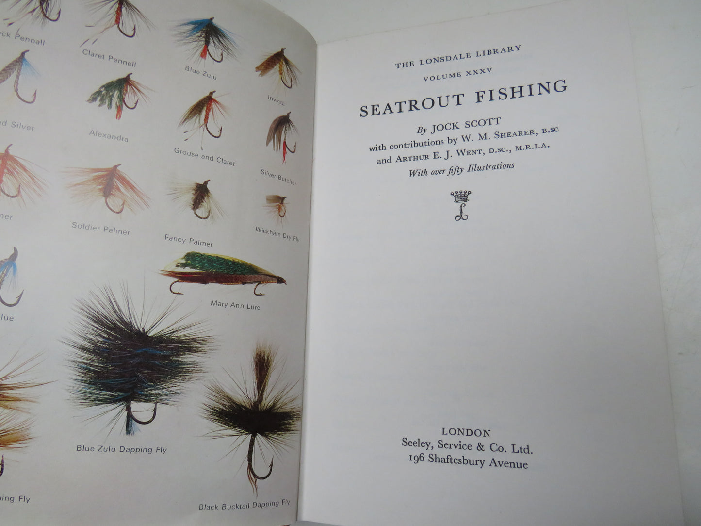 The Longsdale Library Volume XXXV Seatrout Fishing By Jock Scott 1969