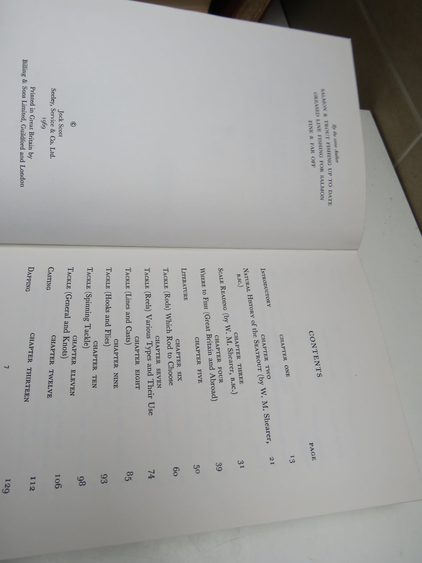 The Longsdale Library Volume XXXV Seatrout Fishing By Jock Scott 1969