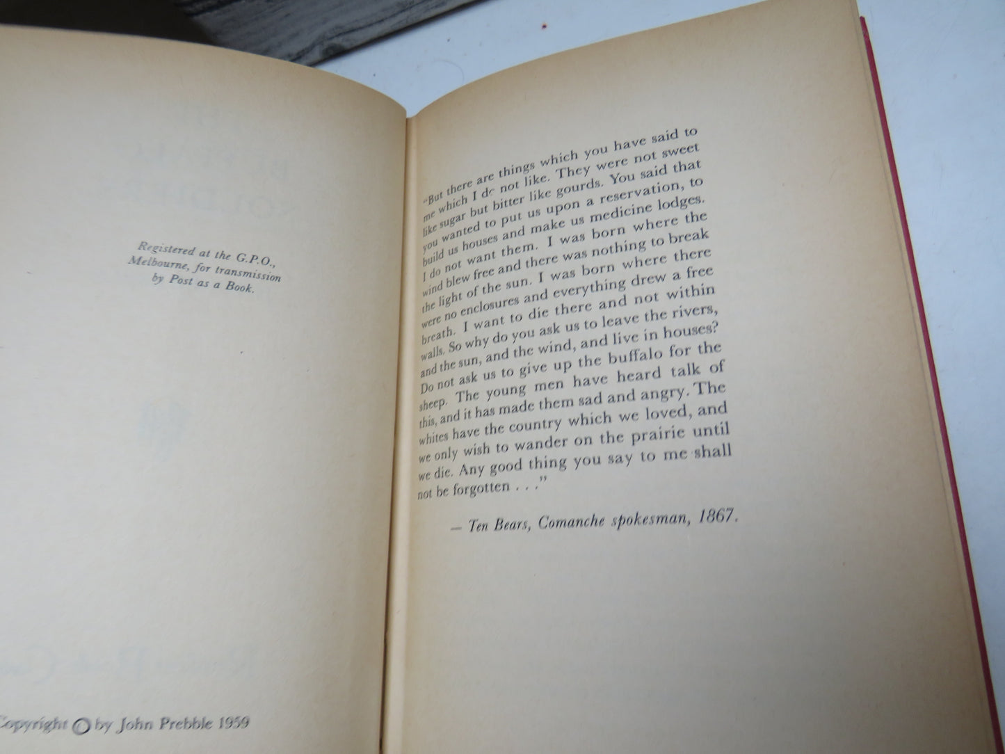The Buffalo Soldiers By John Prebble 1959