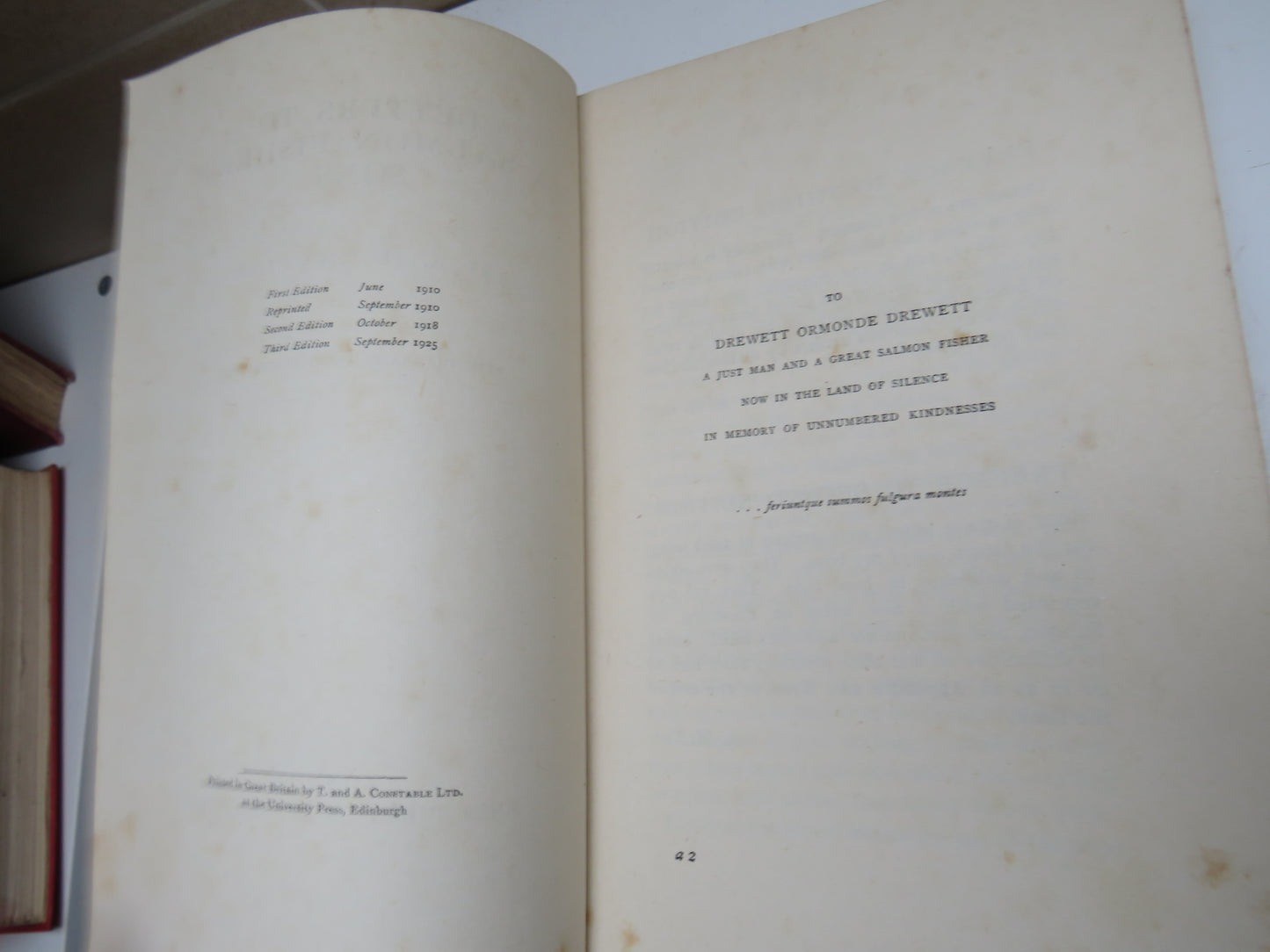 Letters To A Salmon Fisher's Sons By A. H. Chaytor 1925 Antique Book