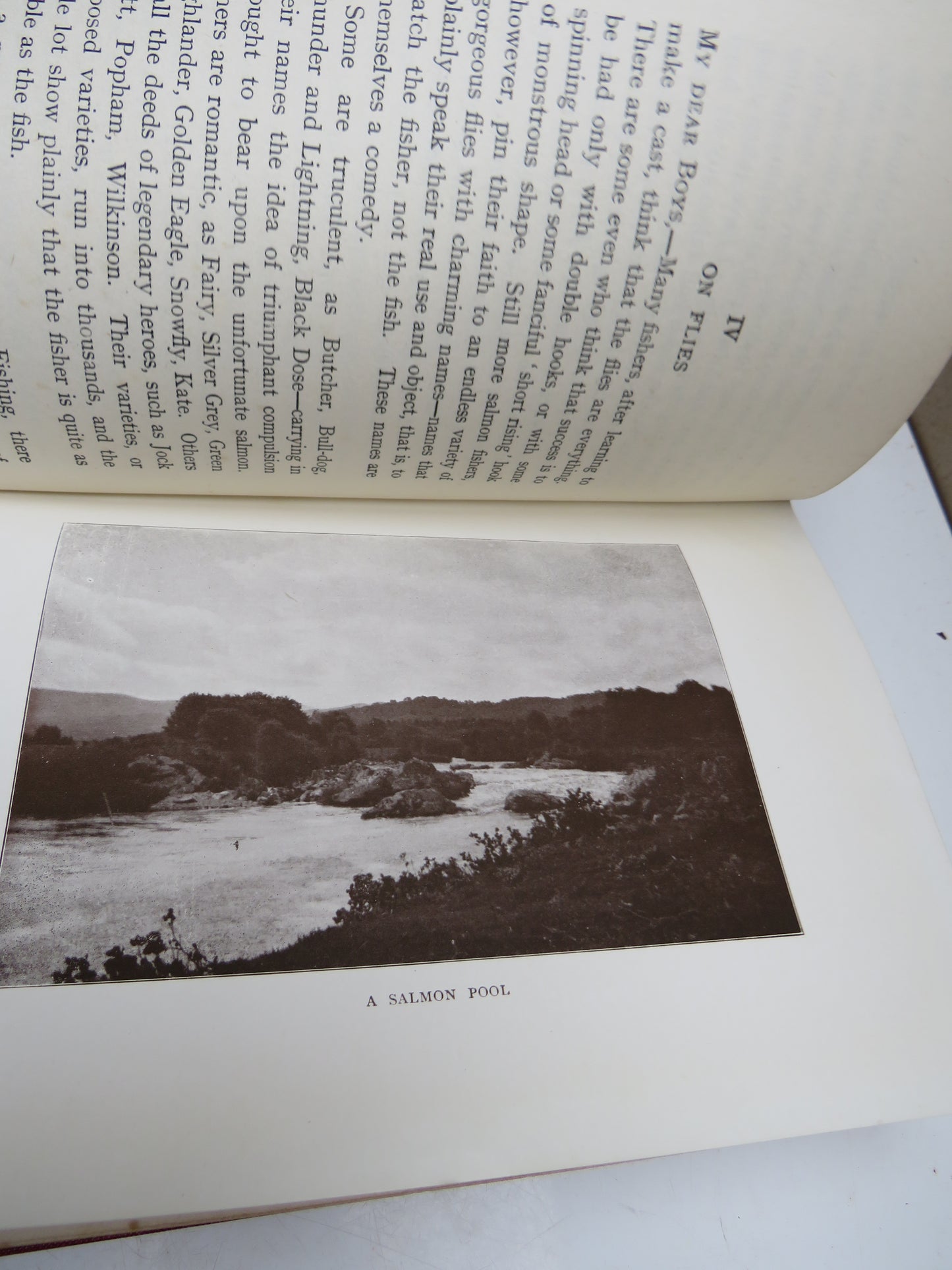 Letters To A Salmon Fisher's Sons By A. H. Chaytor 1925 Antique Book
