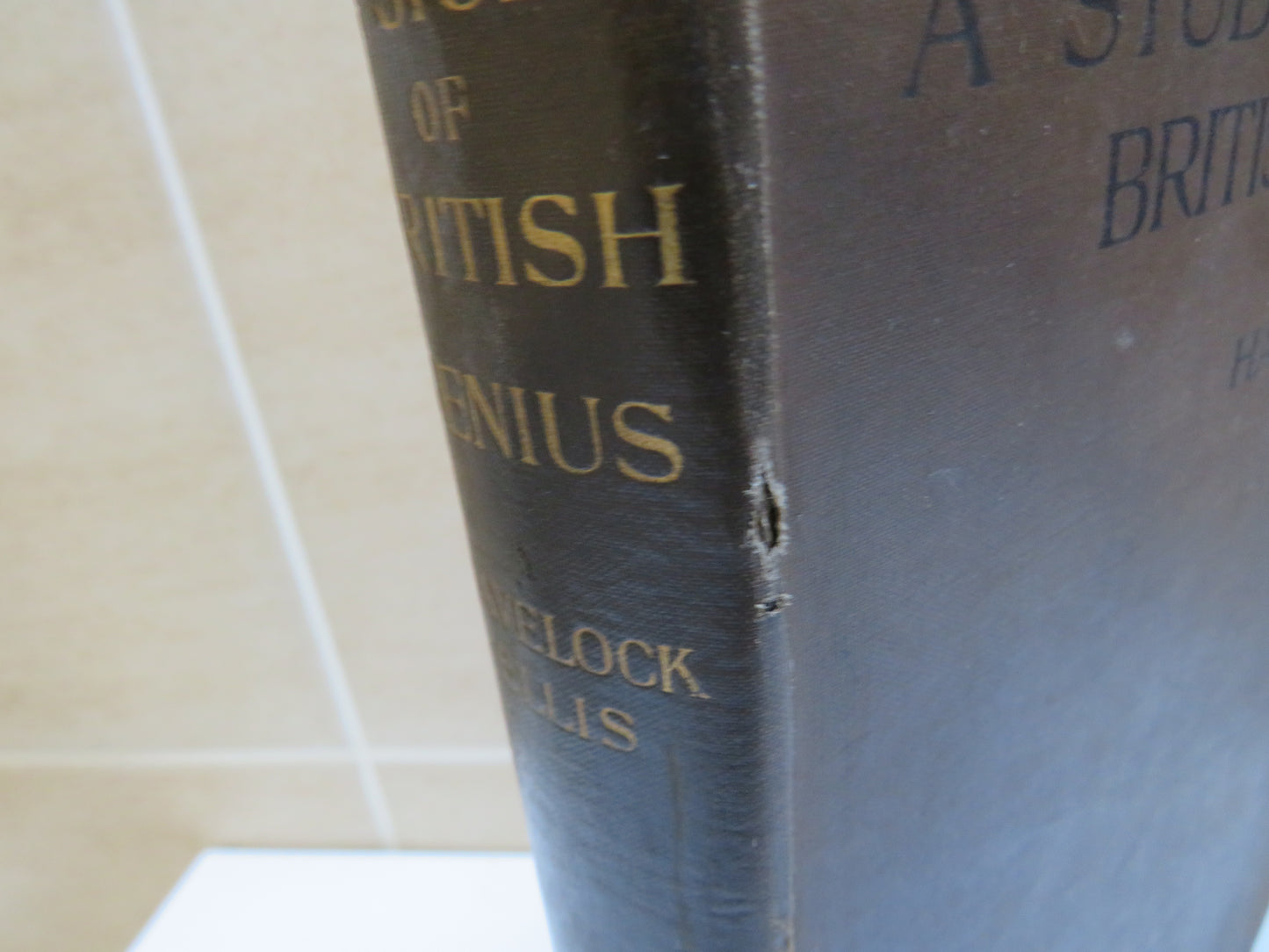 A Study of British Genius By Havelock Ellis 1904