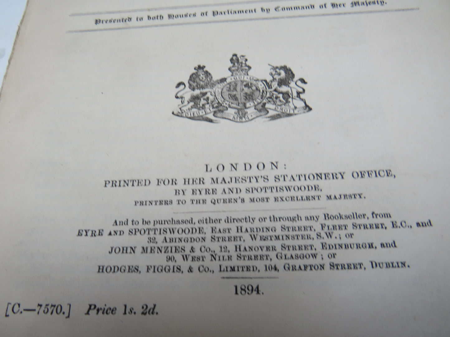The Manuscripts Of The Duke of Roxburghe; Sir H. H. Campbell, Bart.; The Earl Of Strathmore; and The Countess Dowager of Seafield 1894