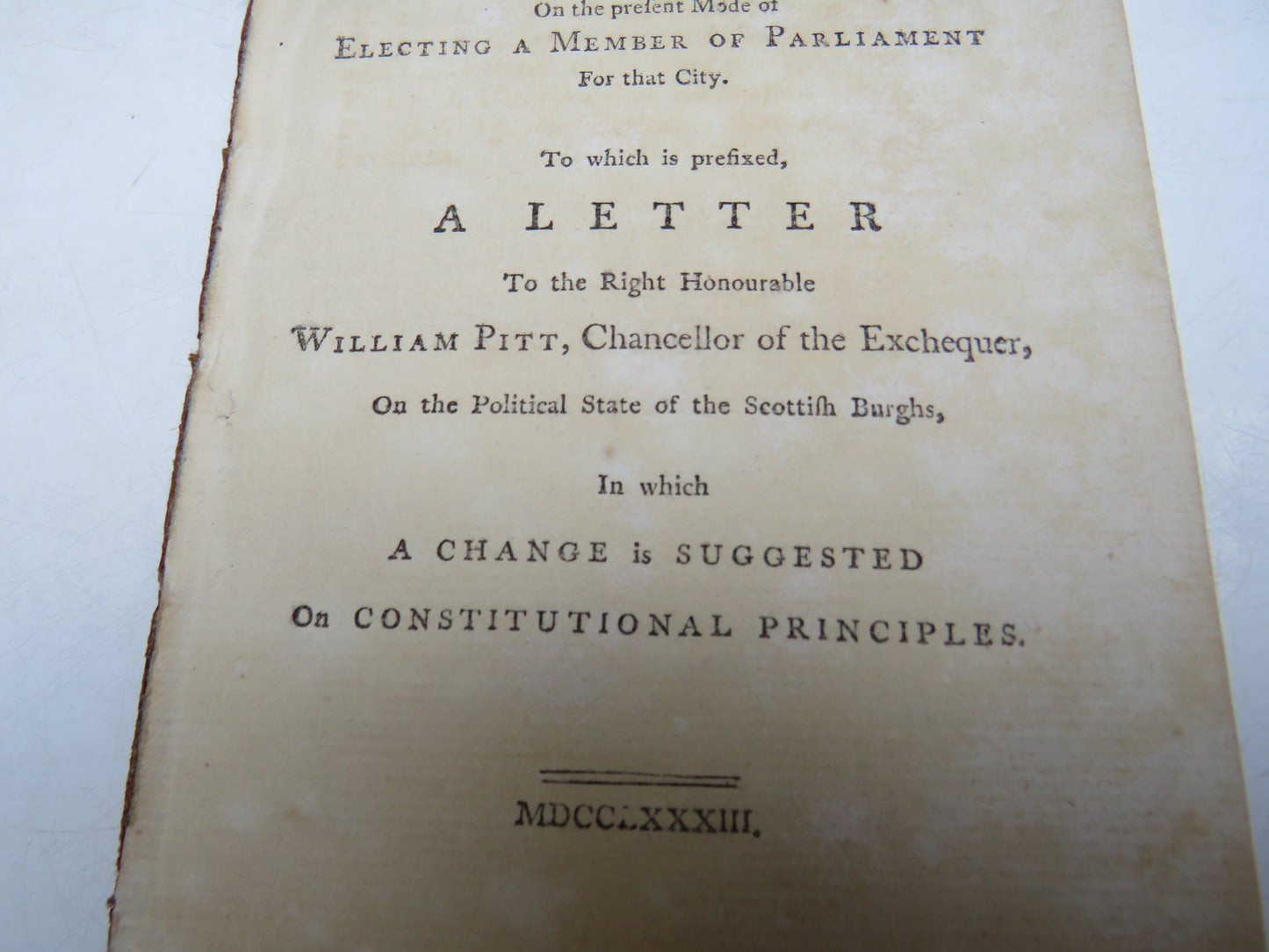 The Letters of Zeno To The Citizens of Edinburgh 1783