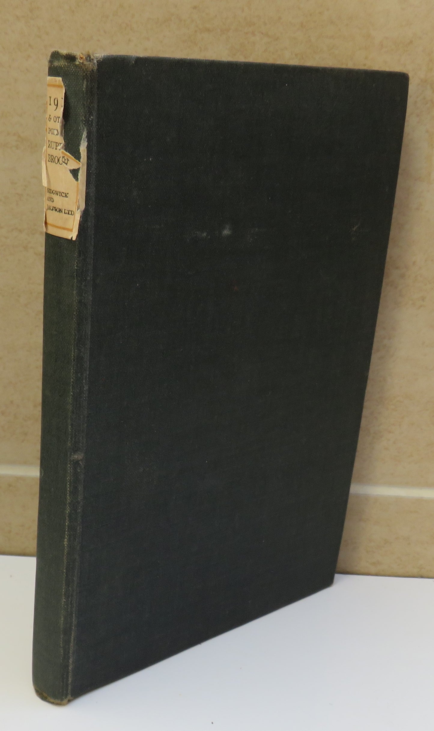 1914 & Other Poems By Rupert Brooke 1918