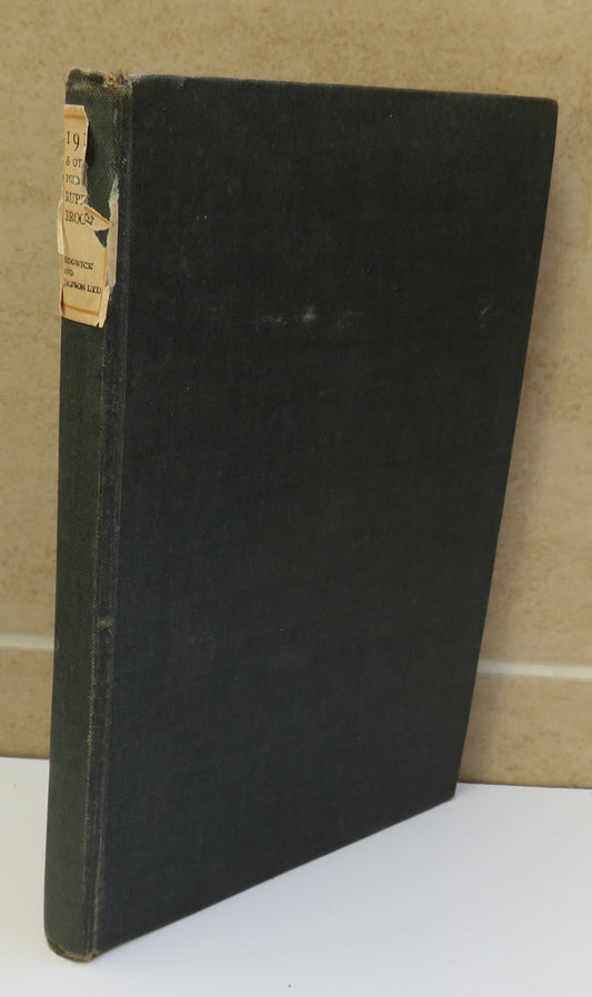 1914 & Other Poems By Rupert Brooke 1918