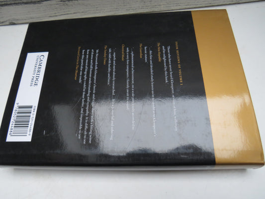 Otto Klemperer His Life and Times Volume 2 1933-1973 By Peter Heyworth 1996