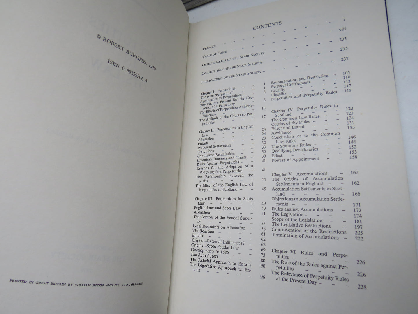Perpetuities In Scots Law By Robert Burgess 1979 The Stair Society