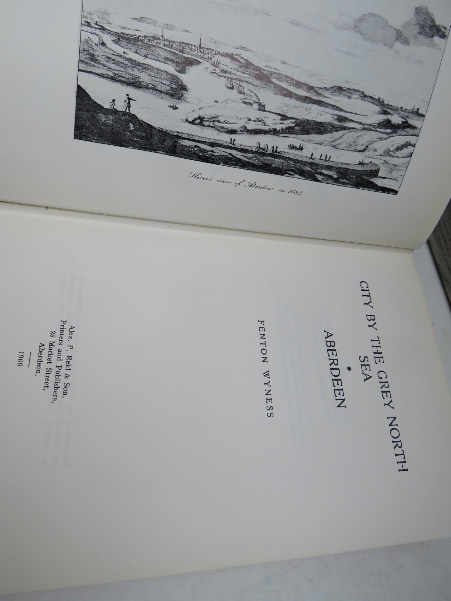 City By The Grey North Sea Aberdeen By Fenton Wyness 1966
