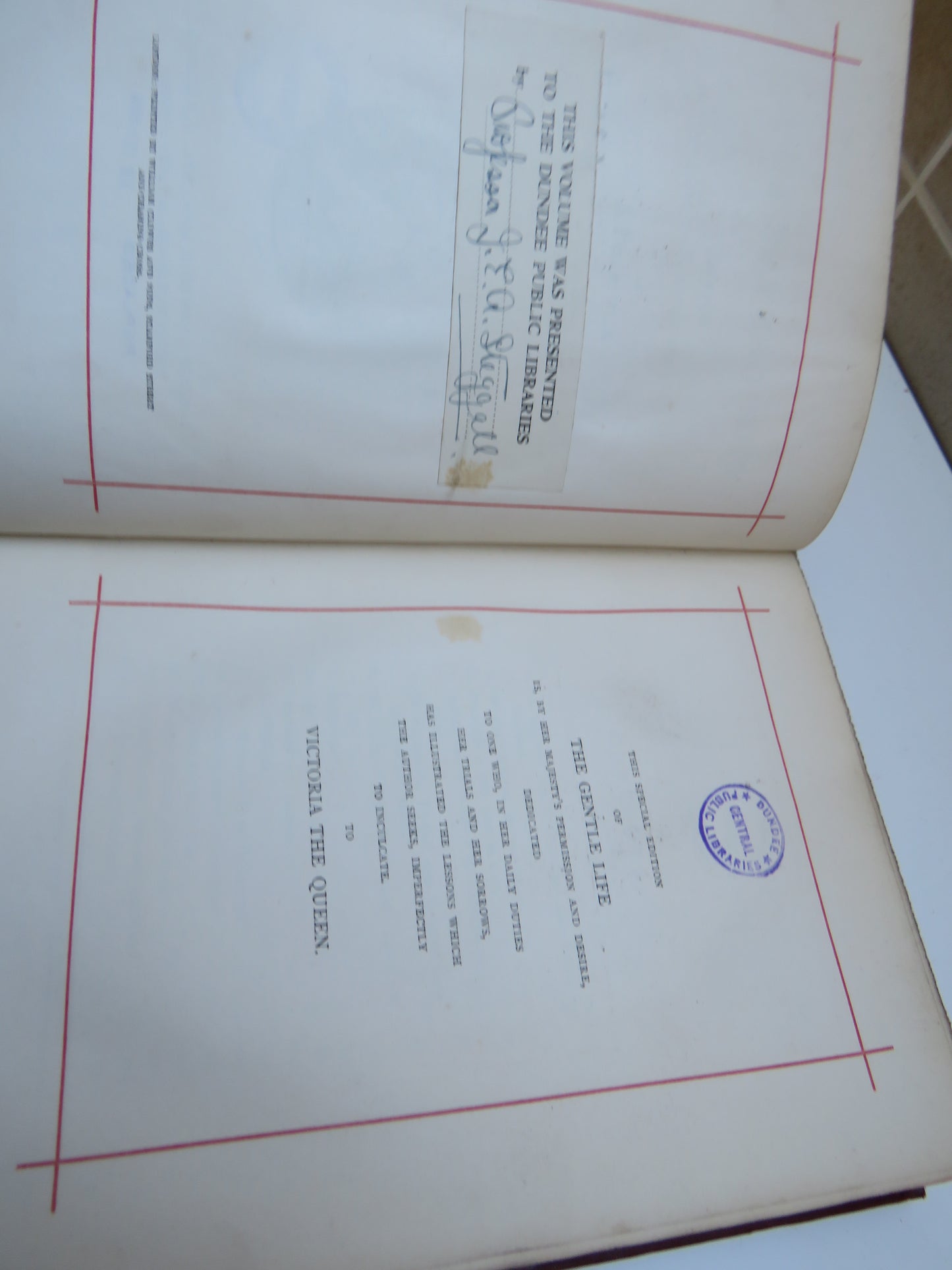 The Gentle Life Essays In Aid of the Formation of Character by J. Hain Friswell 1870