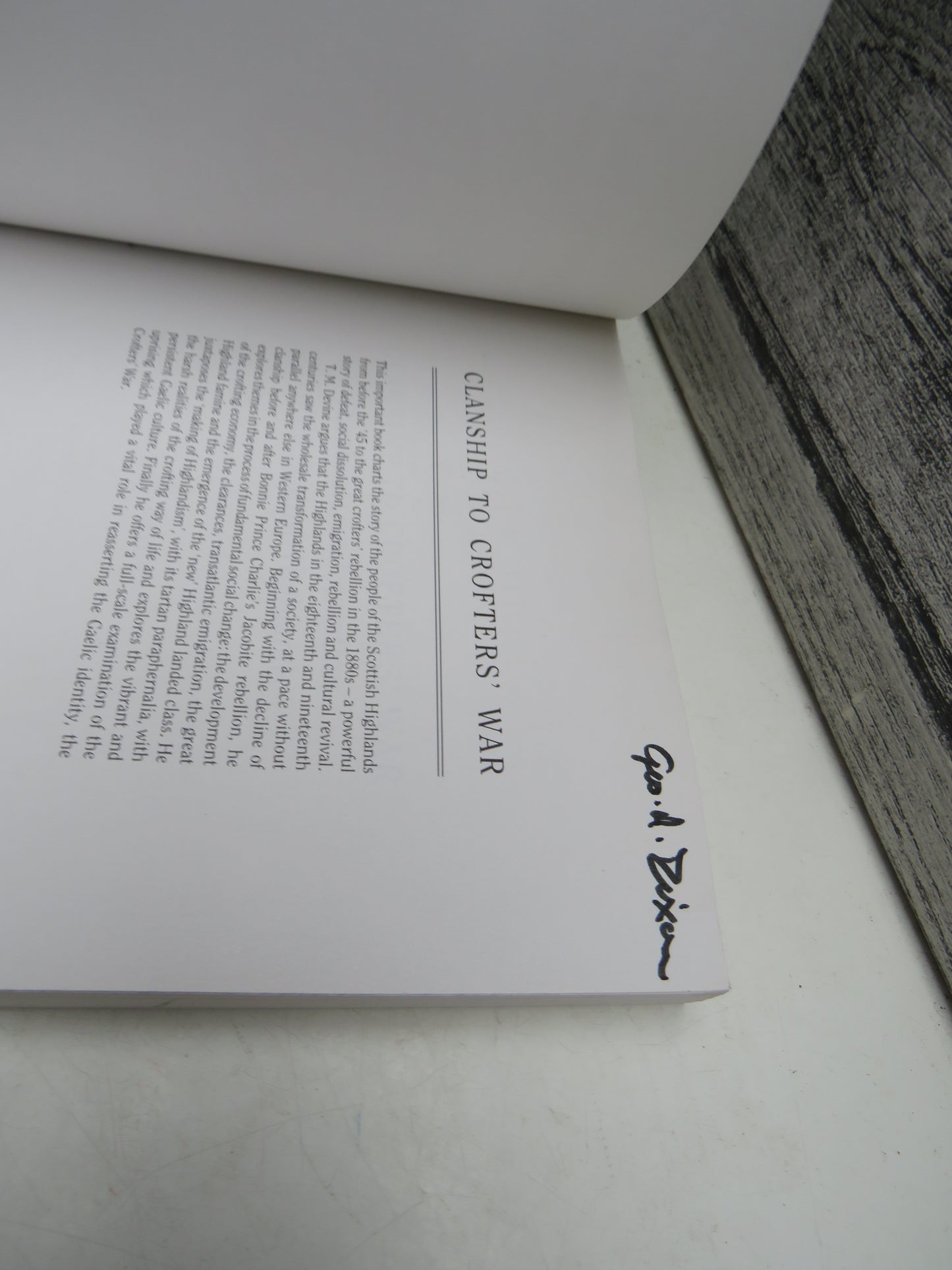 Clanship To Crofter's War The Social Transformation of the Scottish Highlands By T. M. Devine 1994