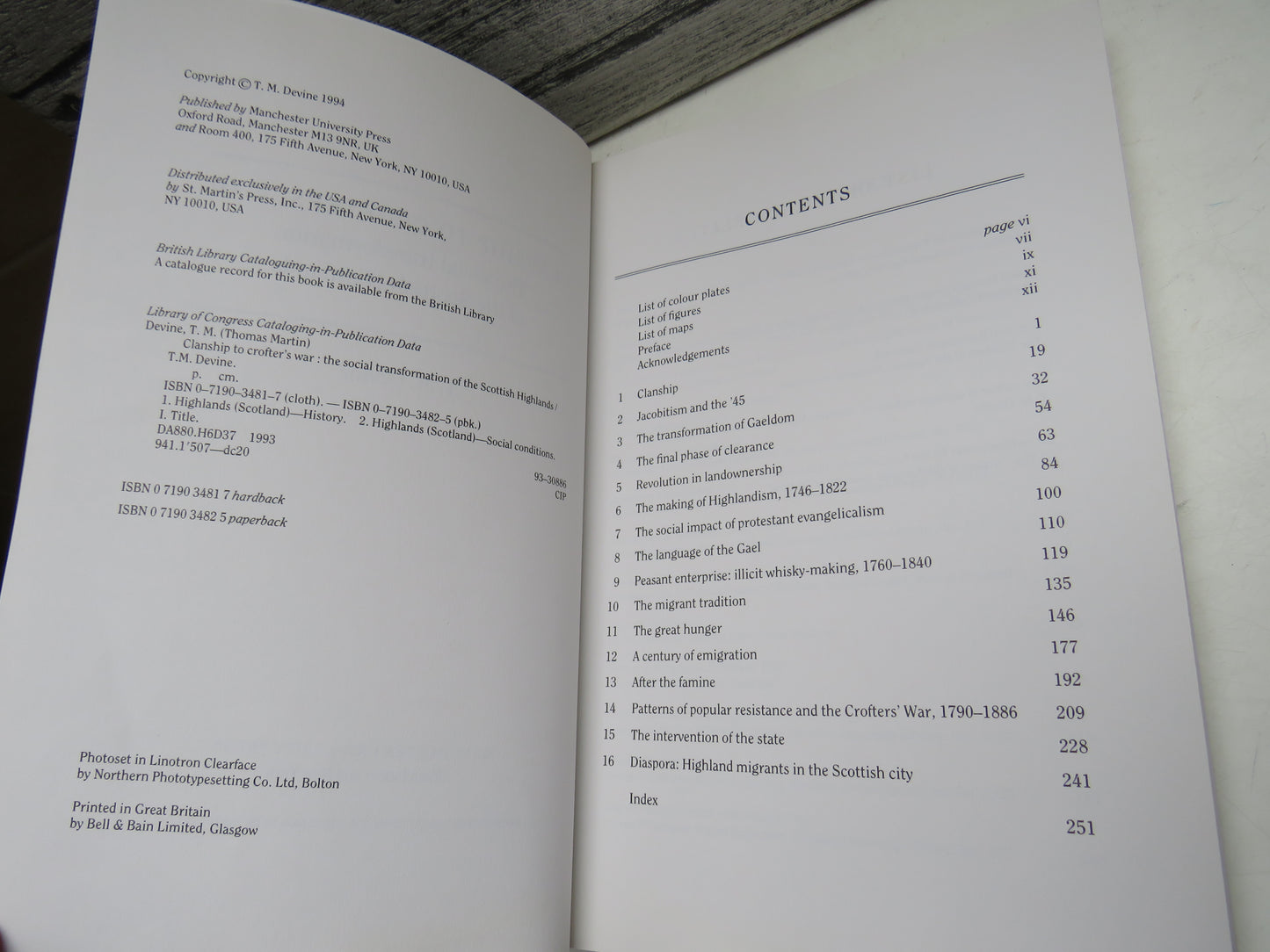 Clanship To Crofter's War The Social Transformation of the Scottish Highlands By T. M. Devine 1994