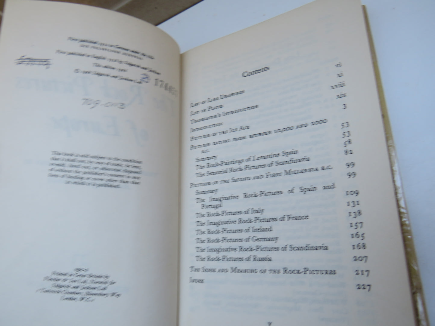 The Rock Pictures of Europe By Herbert Kuhn Translated From German by Alan Houghton Brodrick 1966