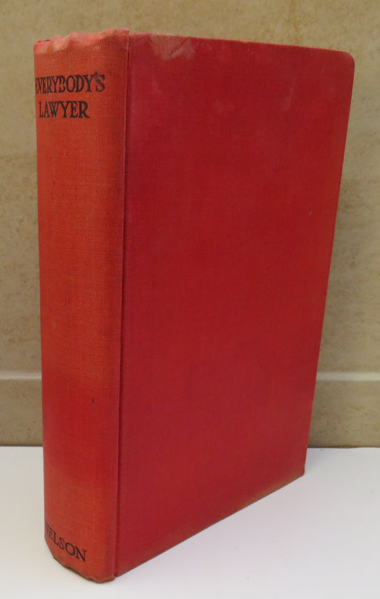 Everybody's Lawyer By Graham Olver 1930