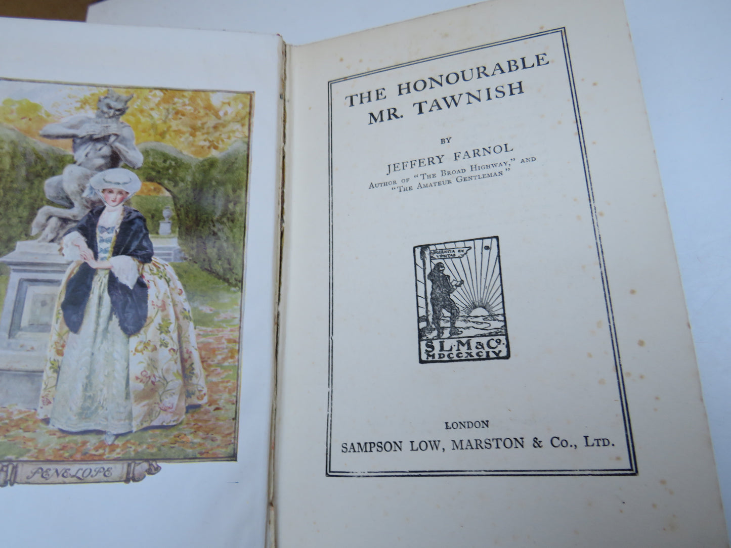 The Honourable Mr. Tawnish by Jeffery Farnol 1913