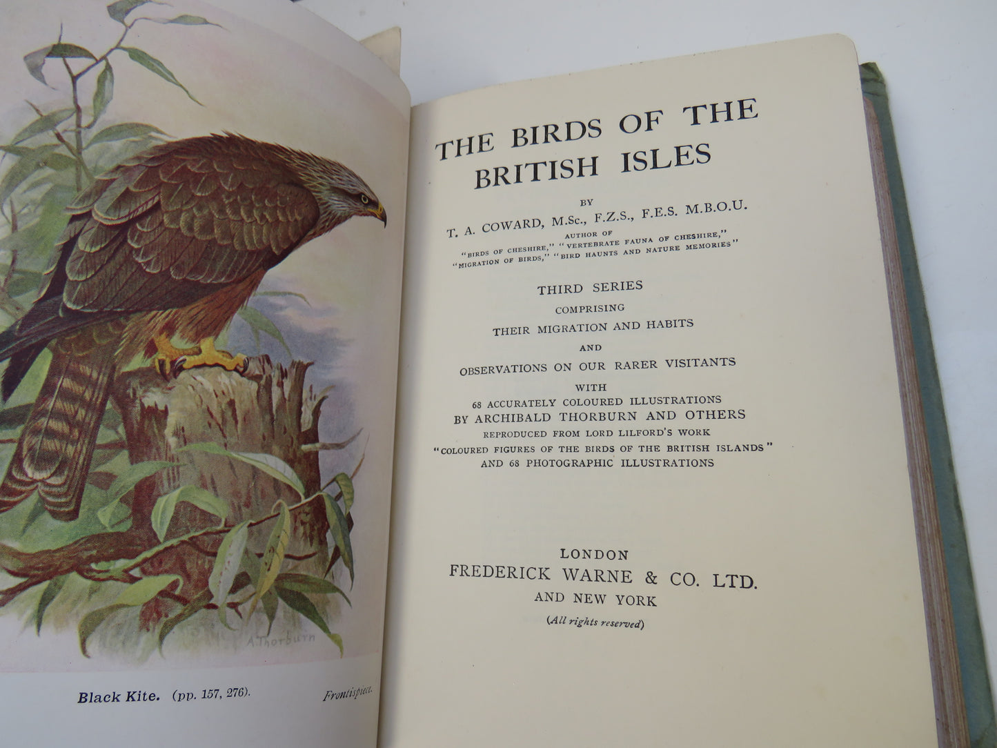 The Birds of The British Isles By T.A. Coward 1934