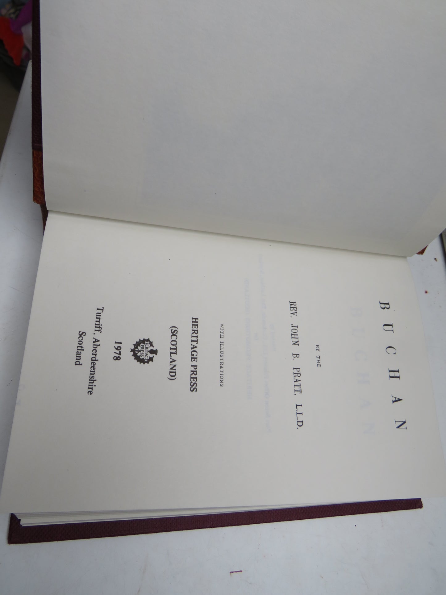 Buchan By The Rev. John B. Pratt 1978
