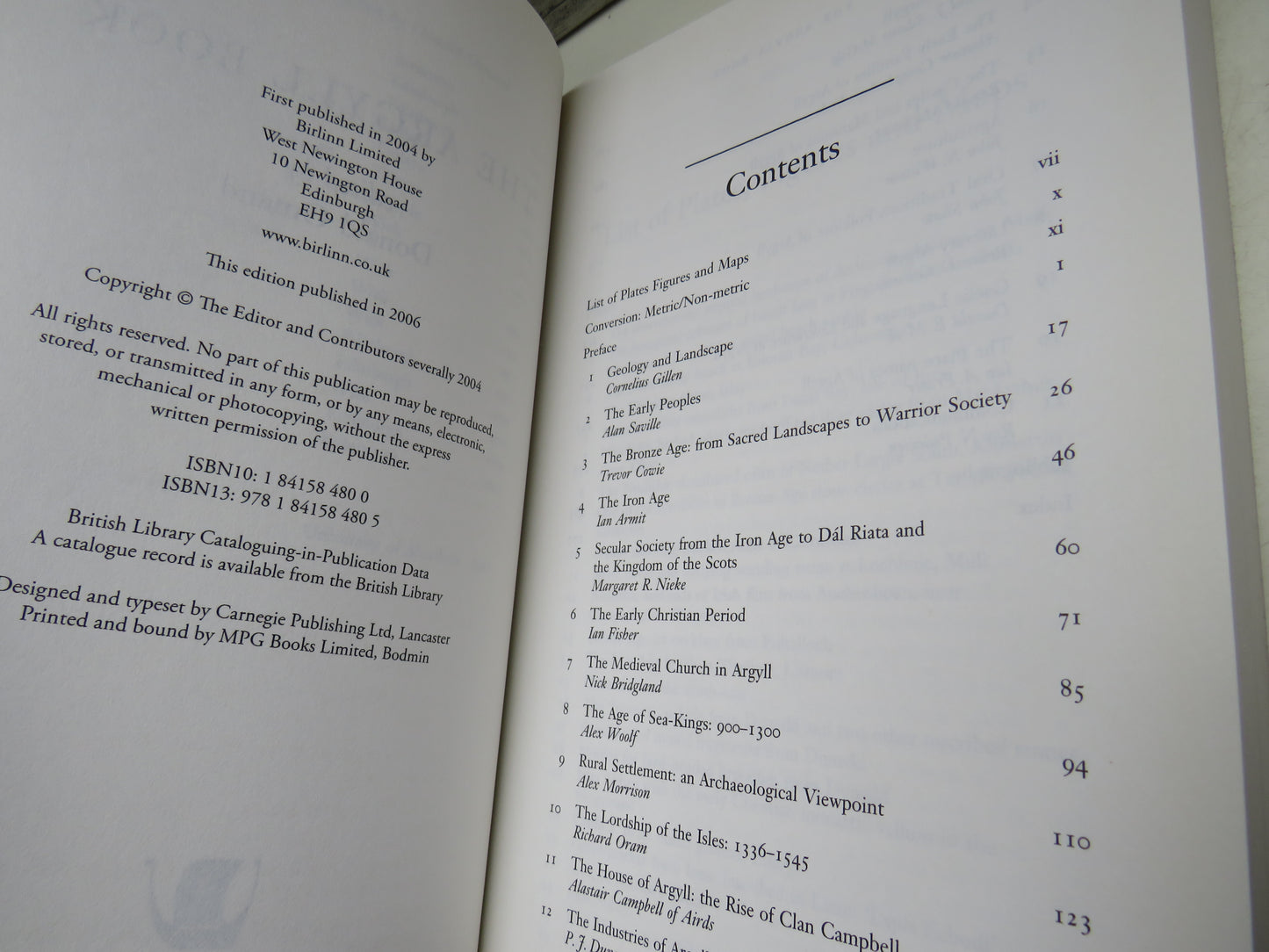 The Argyll Book Edited By Donald Omand 2006