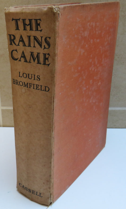 The Rains Came A Novel Of Modern India By Louis Bromfield 1940