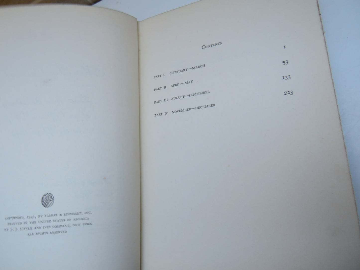 Mrs Tim Carries On Leaves From The Diary of an Officer's Wife In The Year 1940 By D.E. Stevenson 1941