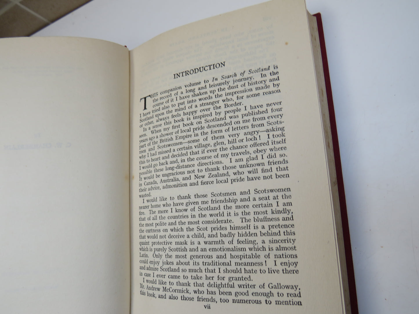 In Scotland Again By H. V. Morton 1949