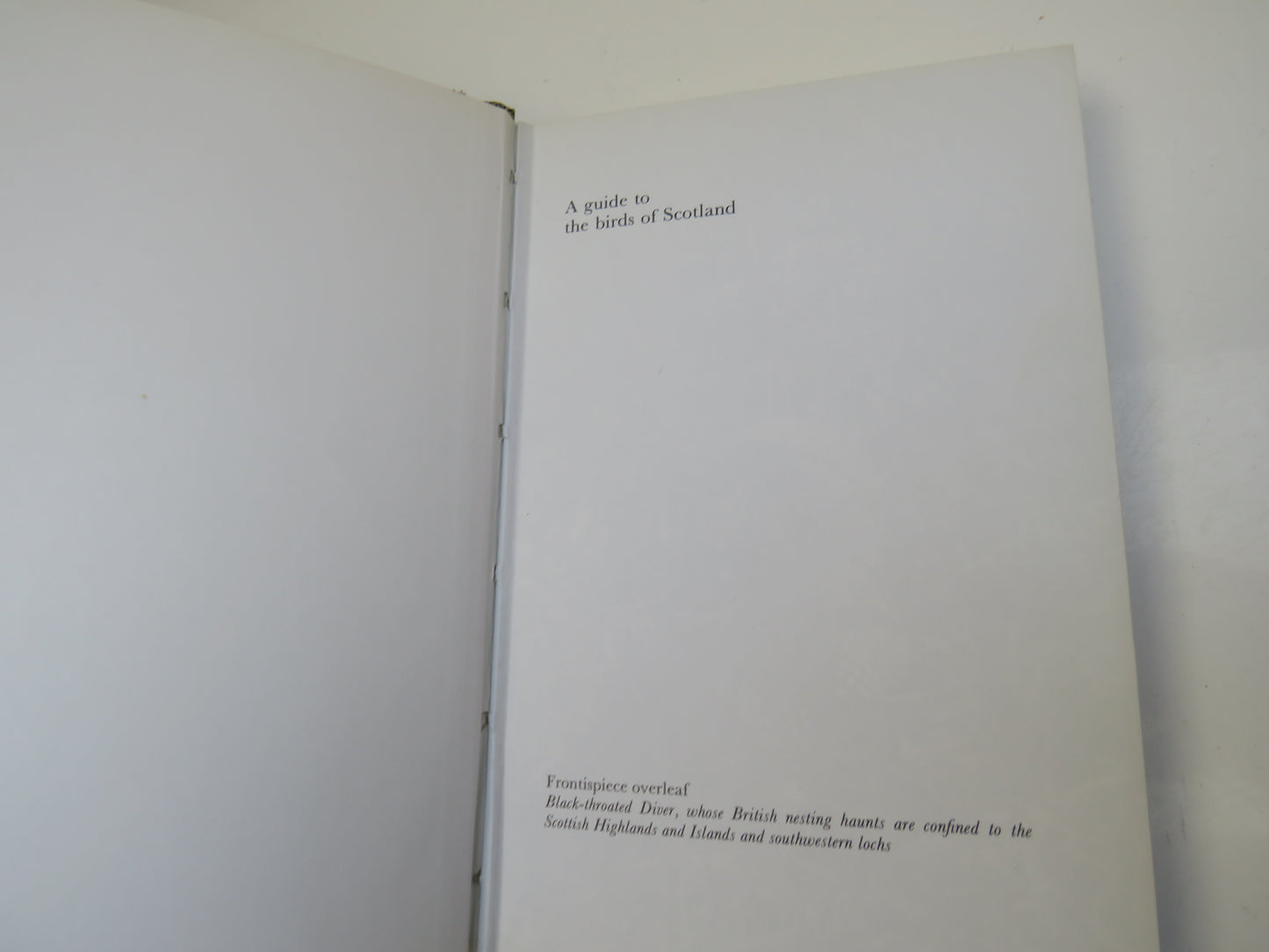 A Guide To The Birds of Scotland A Constable Guide By Eric Hardy 1978