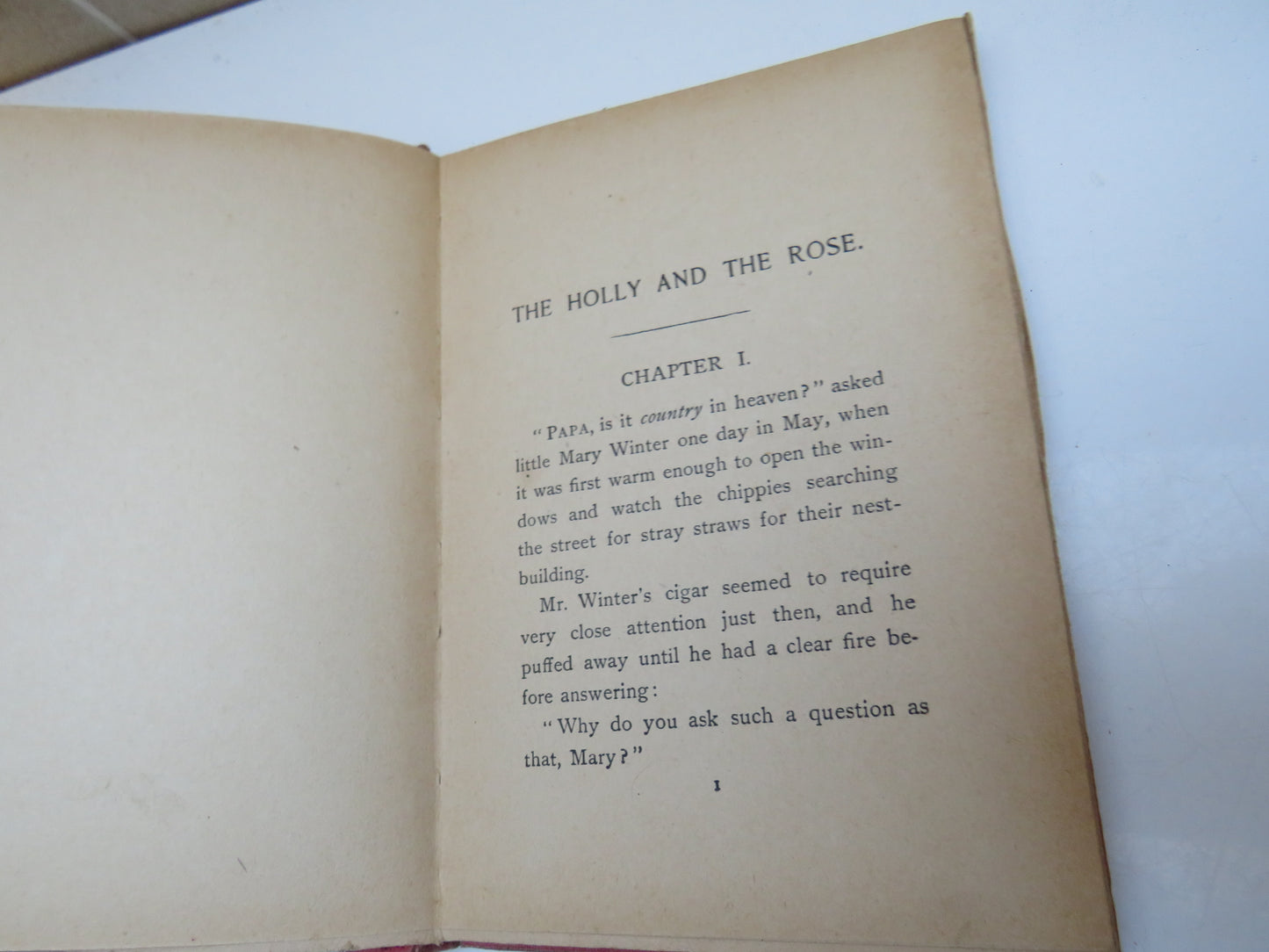The Holly and The Rose A Story For Children By Annie Key Bartow