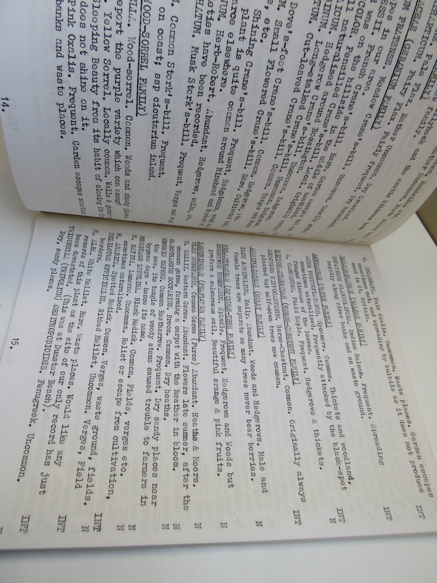 Flowers of Exmoor A Preliminary Check-List of Vascular Plants Prepared For The Exmoor Natural History Society By Caroline J. Giddens 1977