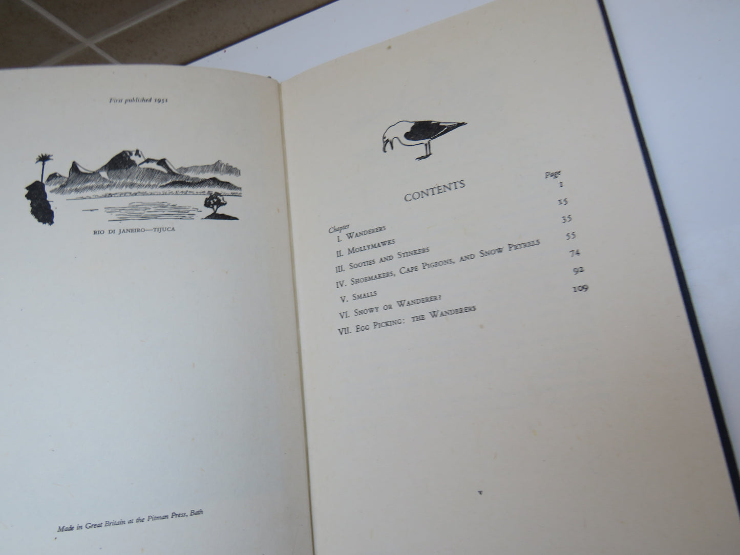 Wandering Albatross Adventures Among The Albatrosses and Petrels In The Southern Ocean By L. Harrison Matthews 1951