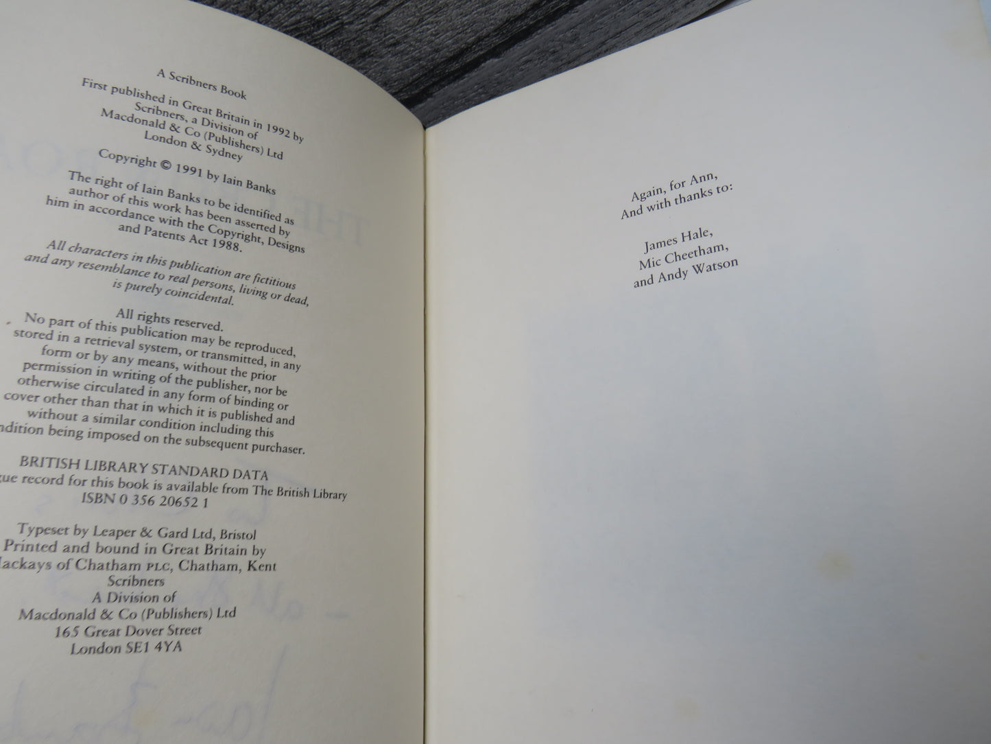 The Crow Road By Iain Banks 1992 Author Inscribed First Edition