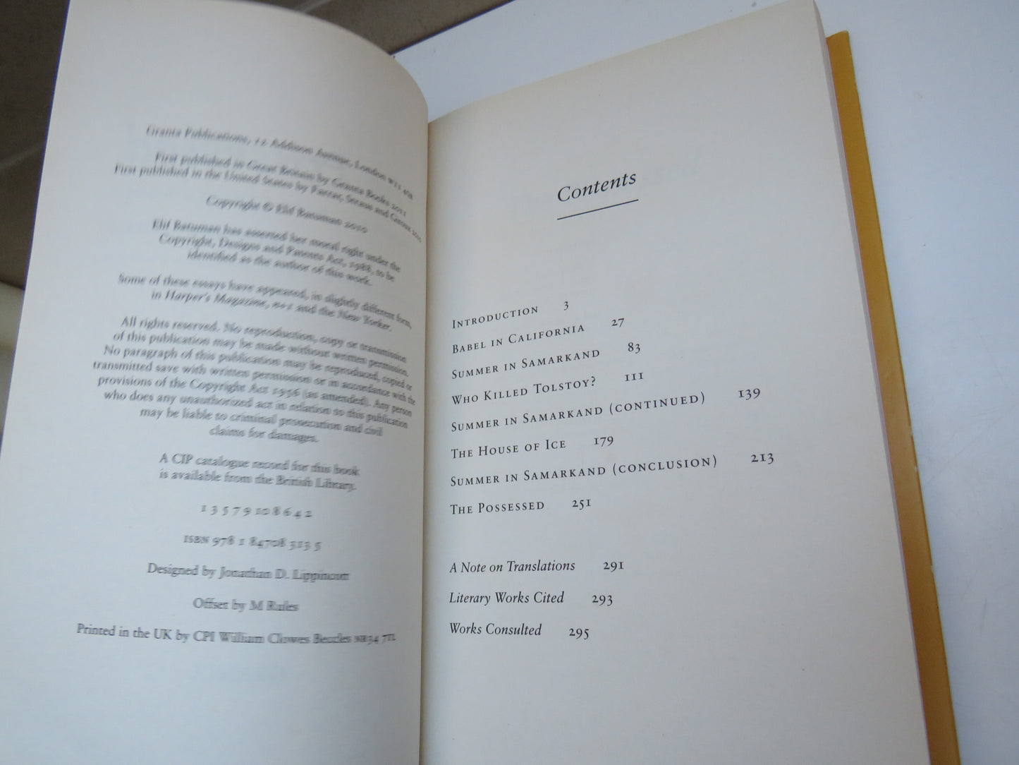 The Possessed Adventures With Russian Books and The People Who Read Them by Elif Batuman 2010