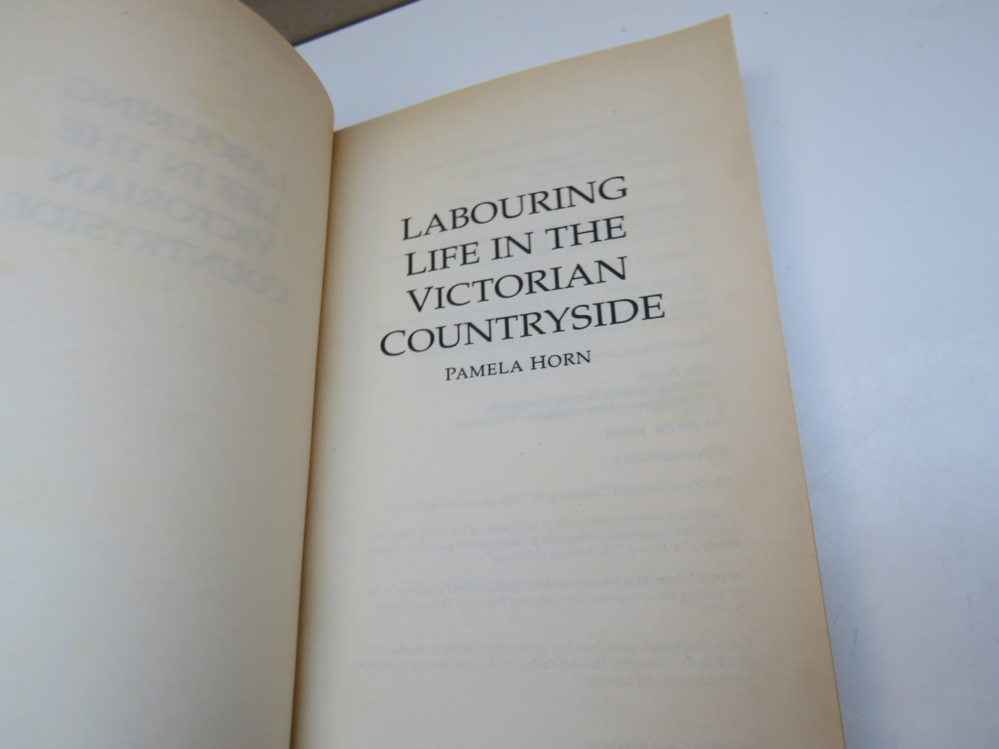 Labouring Life In The Victorian Countryside By Pamela Horn 1995