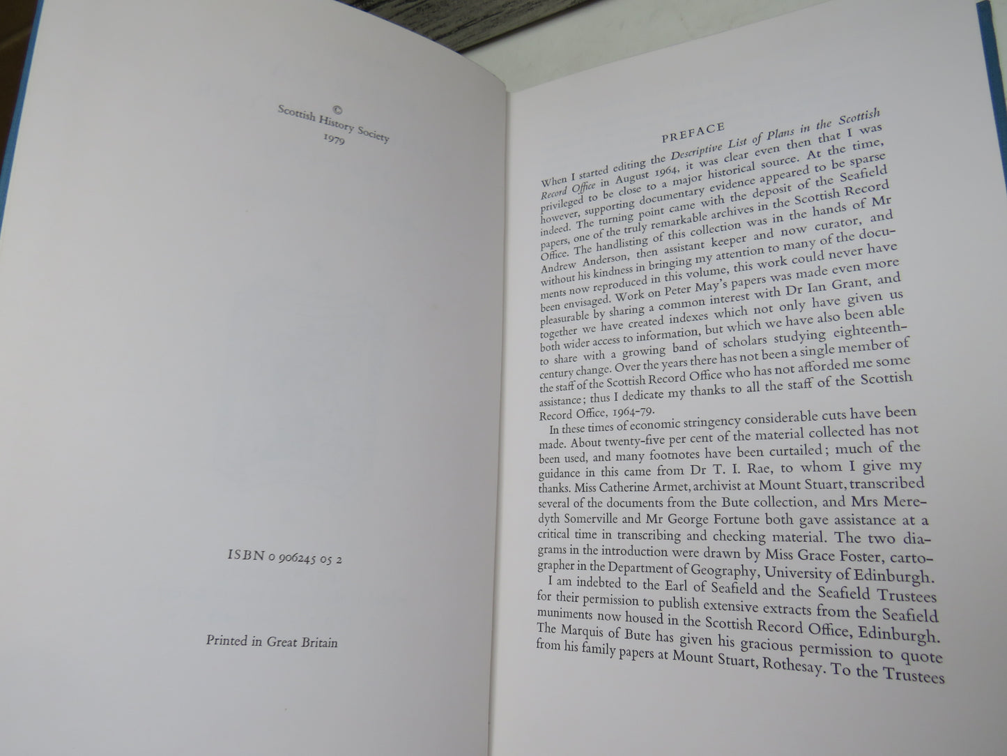 Papers on Peter May Land Surveyor 1749-1793 Edited By Ian H. Adams 1979