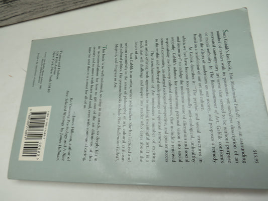 The Reenchantment of Art by Suzi Gablik (Art Criticism, 1992)