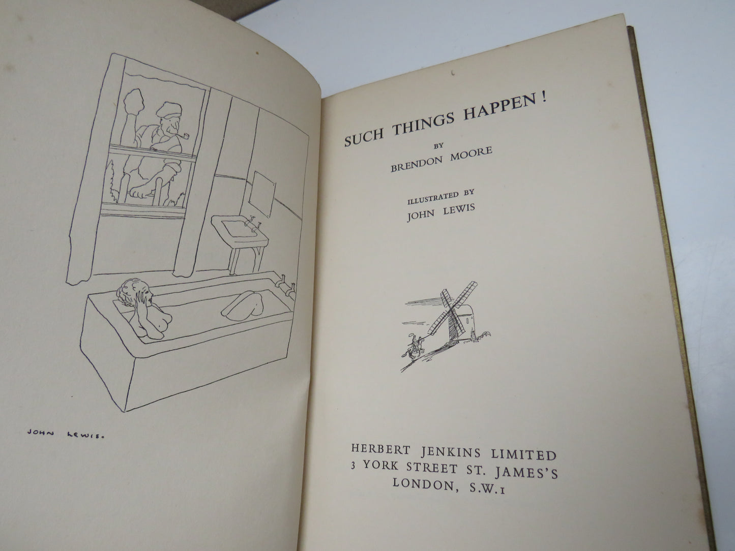 Such Things Happen! By Moore Illustrated By John Lewis 1936 1st Edition